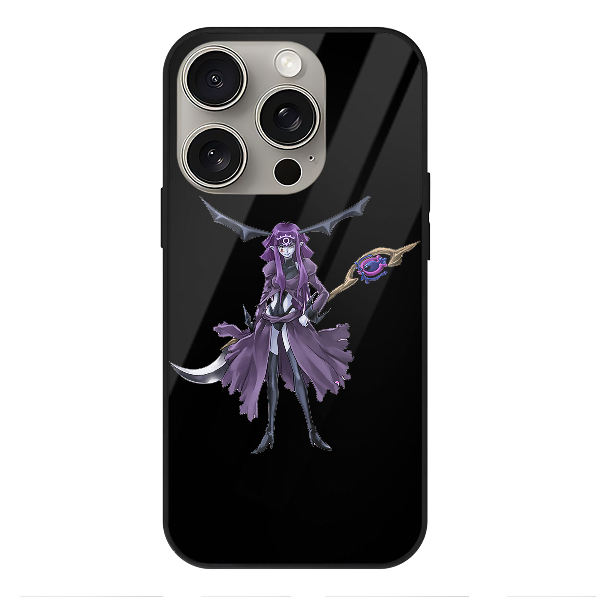 遊☆戯☆王 Yu-Gi-Oh! 【iPhone15Pro対応】スマホケース 耐衝撃＆黄変防止 背面ガラス