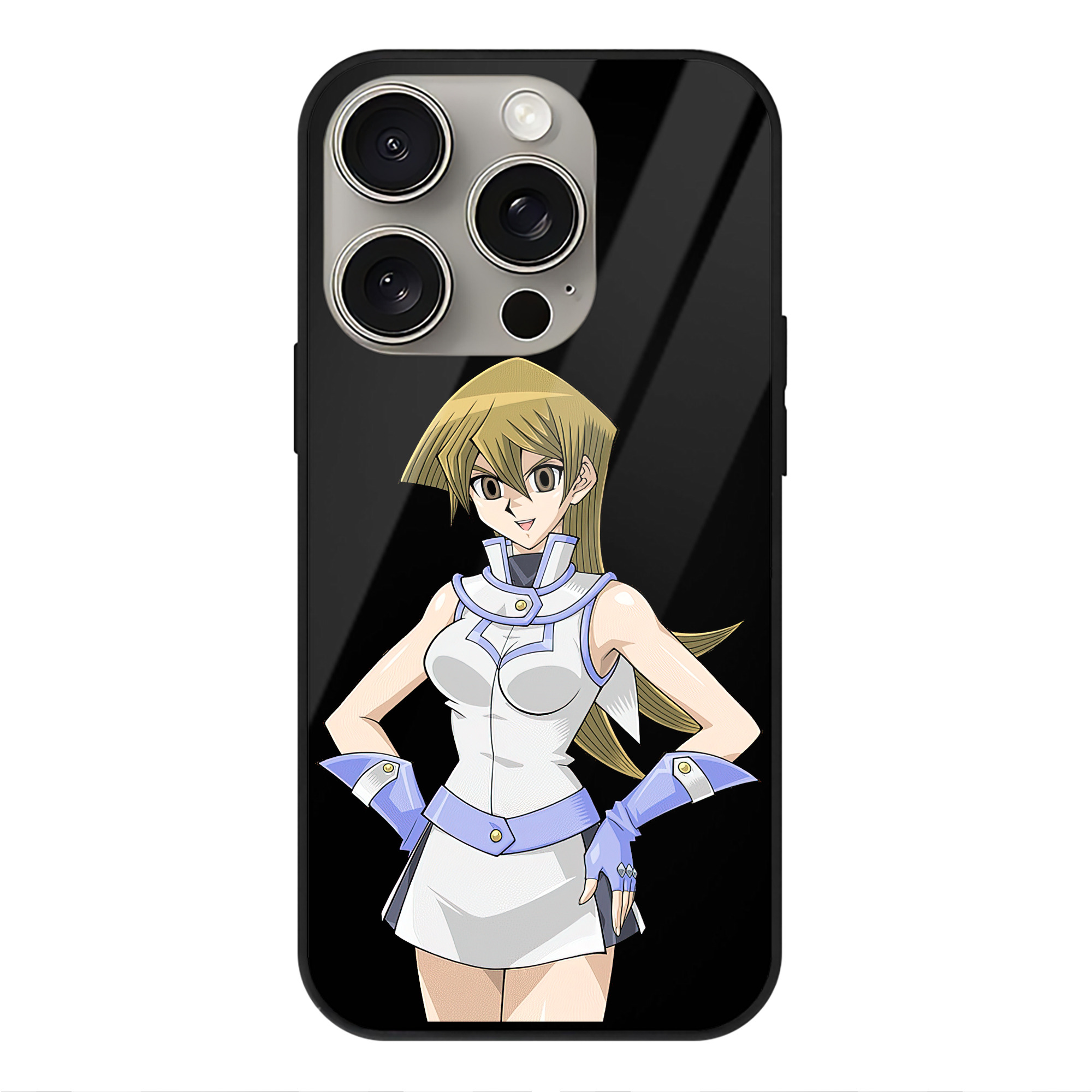 遊☆戯☆王 Yu-Gi-Oh! 【iPhone15Pro対応】スマホケース 耐衝撃＆黄変防止 背面ガラス