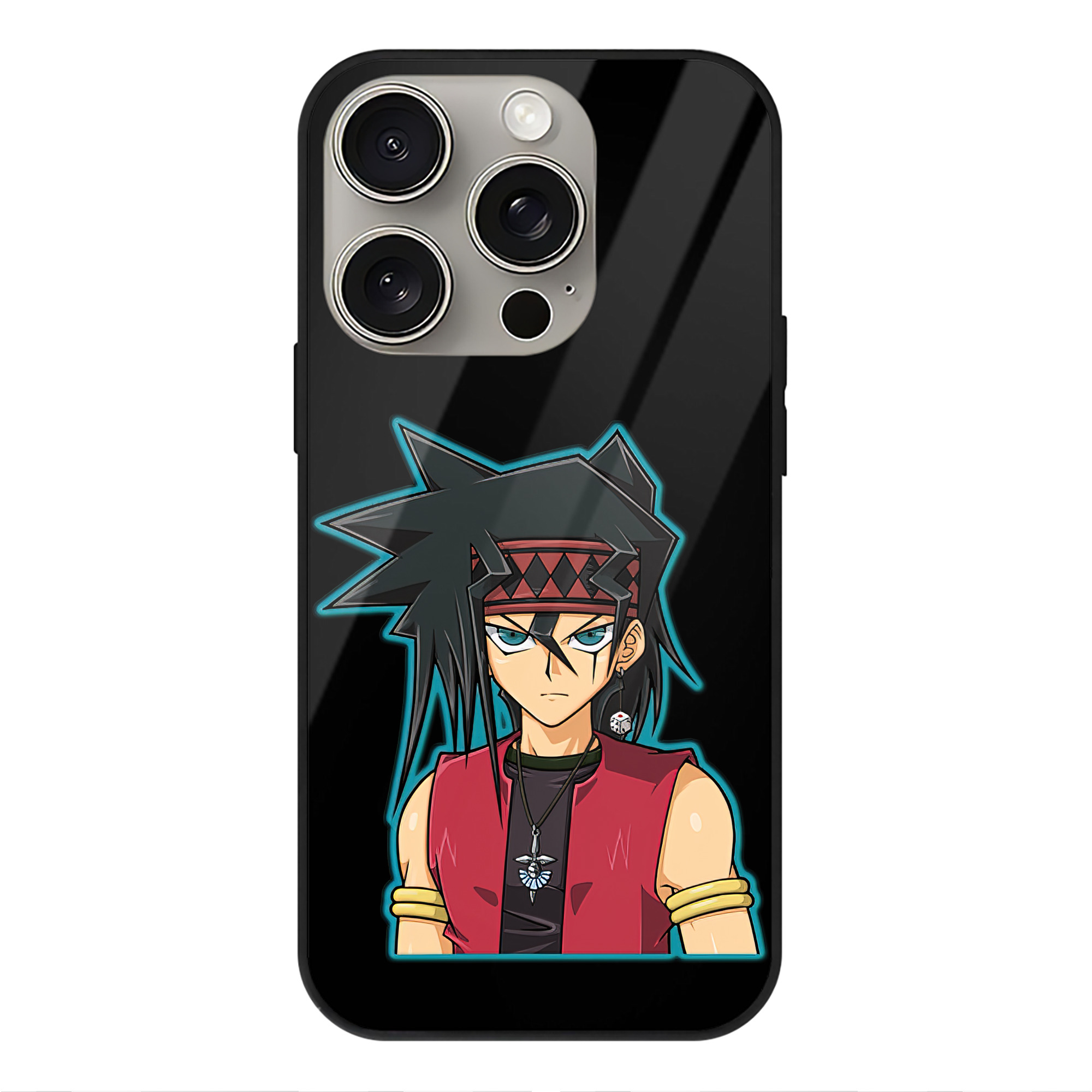 遊☆戯☆王 Yu-Gi-Oh! 【iPhone15Pro対応】スマホケース 耐衝撃＆黄変防止 背面ガラス