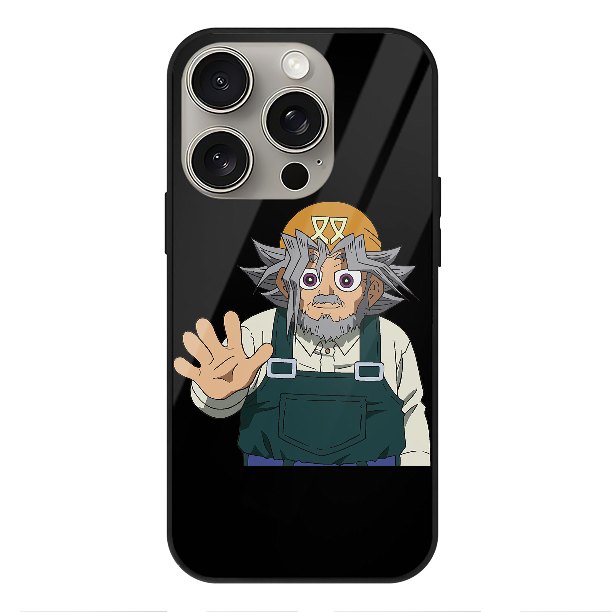 遊☆戯☆王 Yu-Gi-Oh! 【iPhone15Pro対応】スマホケース 耐衝撃＆黄変防止 背面ガラス