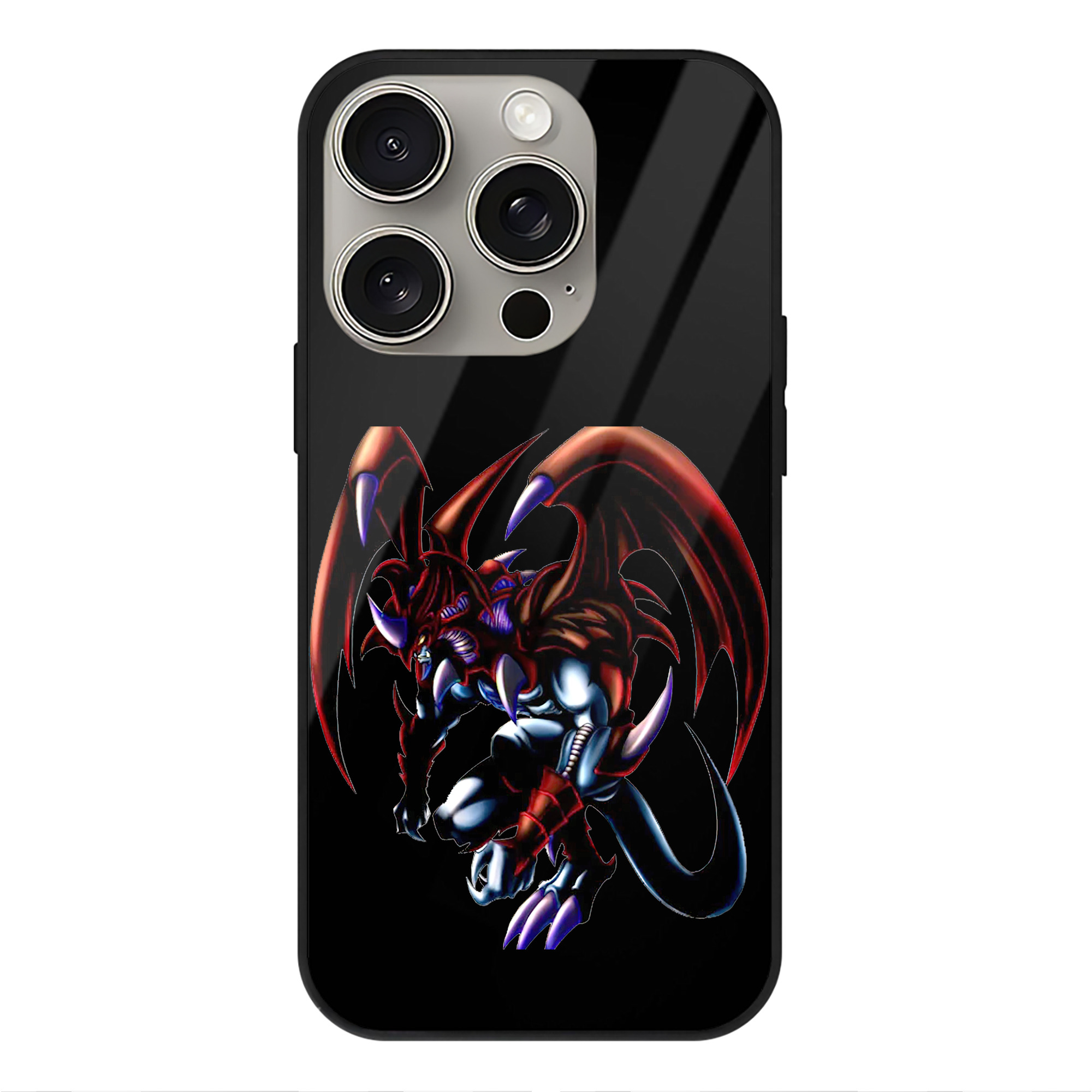 遊☆戯☆王 Yu-Gi-Oh! 【iPhone15Pro対応】スマホケース 耐衝撃＆黄変防止 背面ガラス