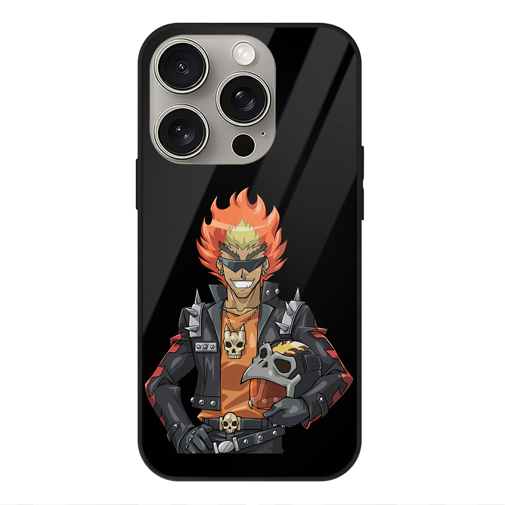 遊☆戯☆王 Yu-Gi-Oh! 【iPhone15Pro対応】スマホケース 耐衝撃＆黄変防止 背面ガラス