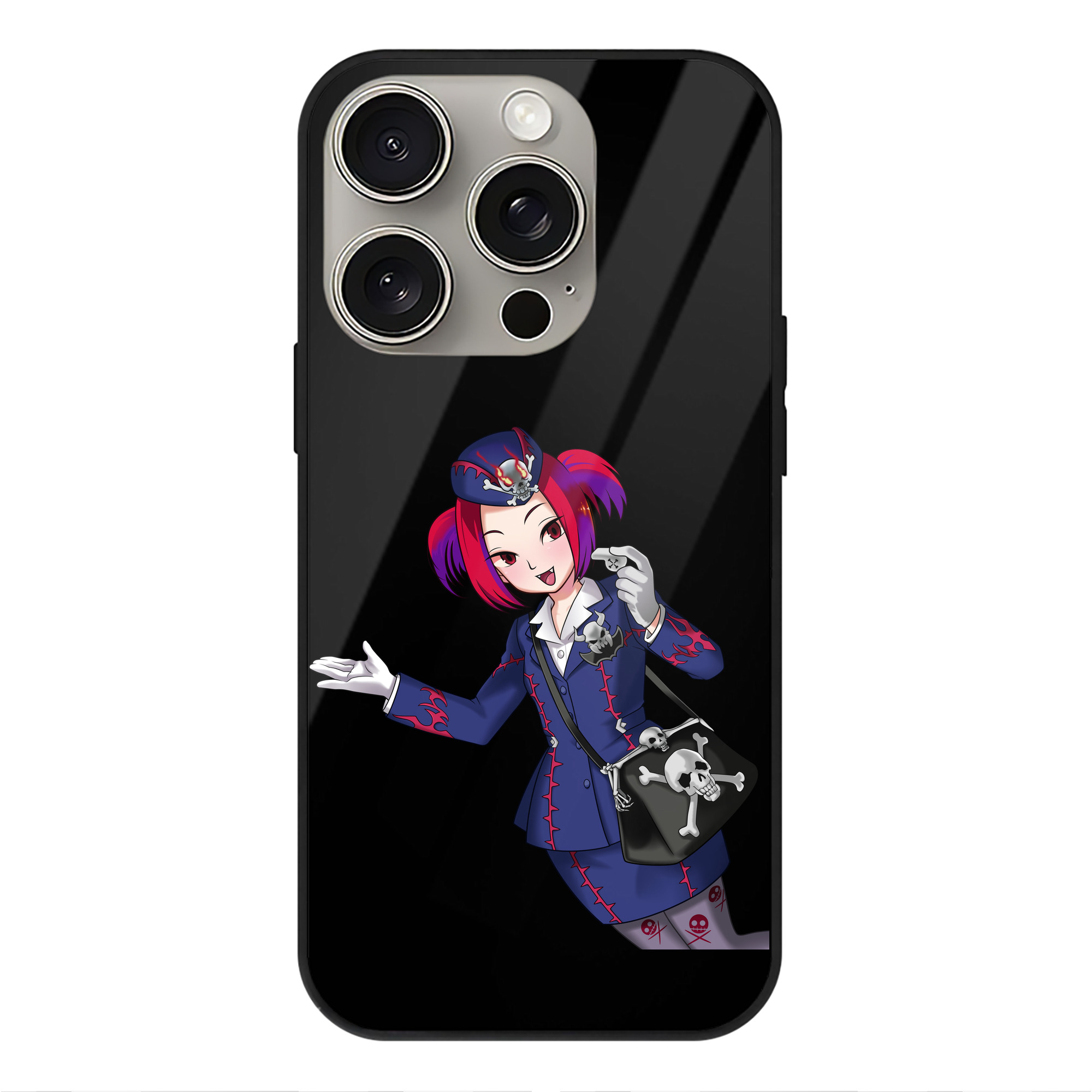 遊☆戯☆王 Yu-Gi-Oh! 【iPhone15Pro対応】スマホケース 耐衝撃＆黄変防止 背面ガラス