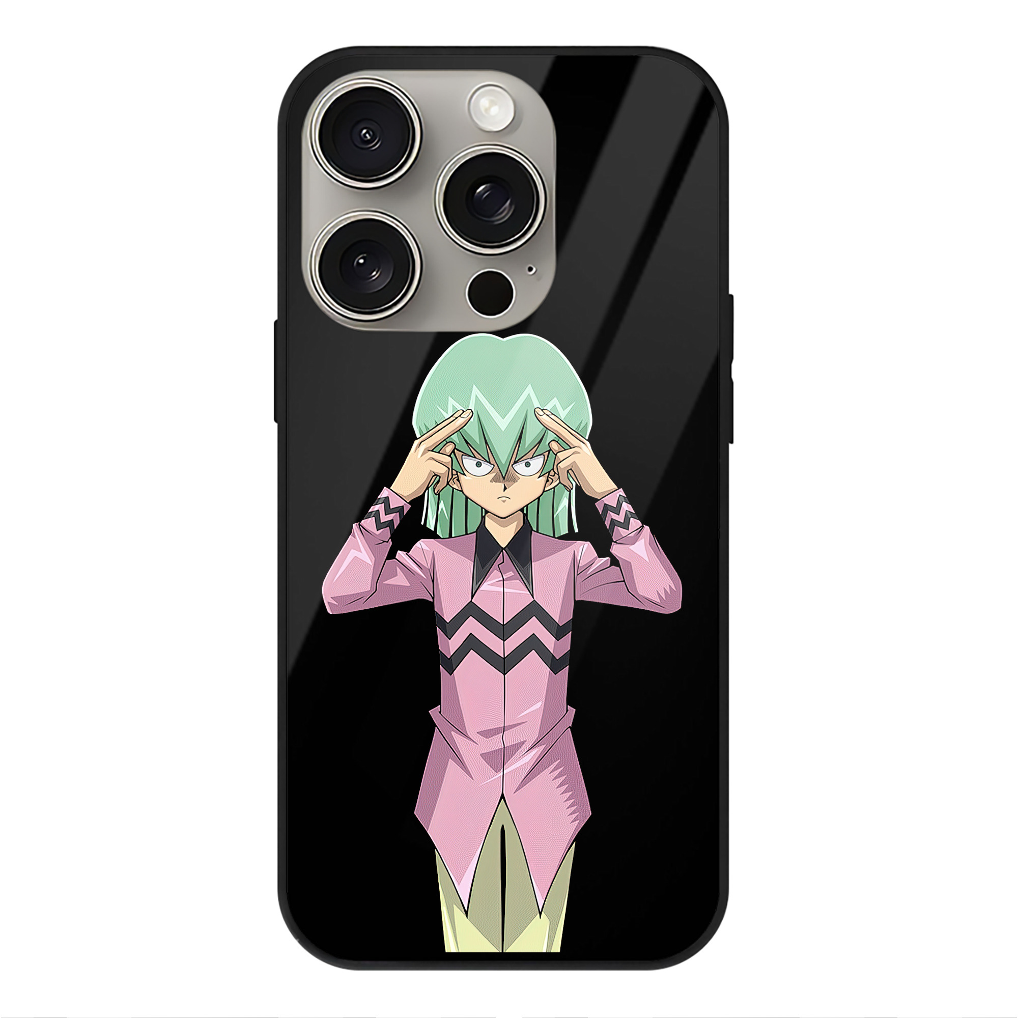 遊☆戯☆王 Yu-Gi-Oh! 【iPhone15Pro対応】スマホケース 耐衝撃＆黄変防止 背面ガラス