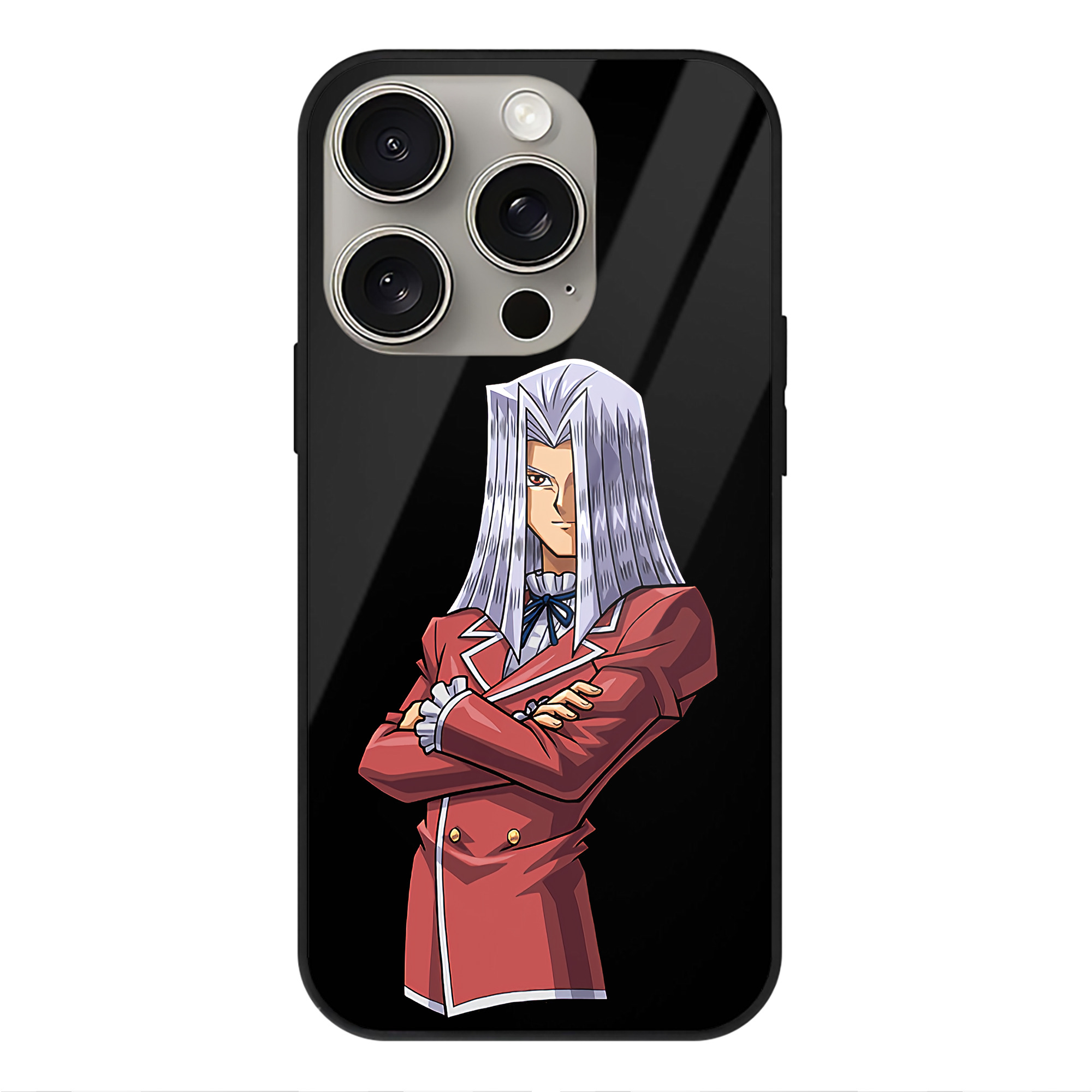 遊☆戯☆王 Yu-Gi-Oh! 【iPhone15Pro対応】スマホケース 耐衝撃＆黄変防止 背面ガラス