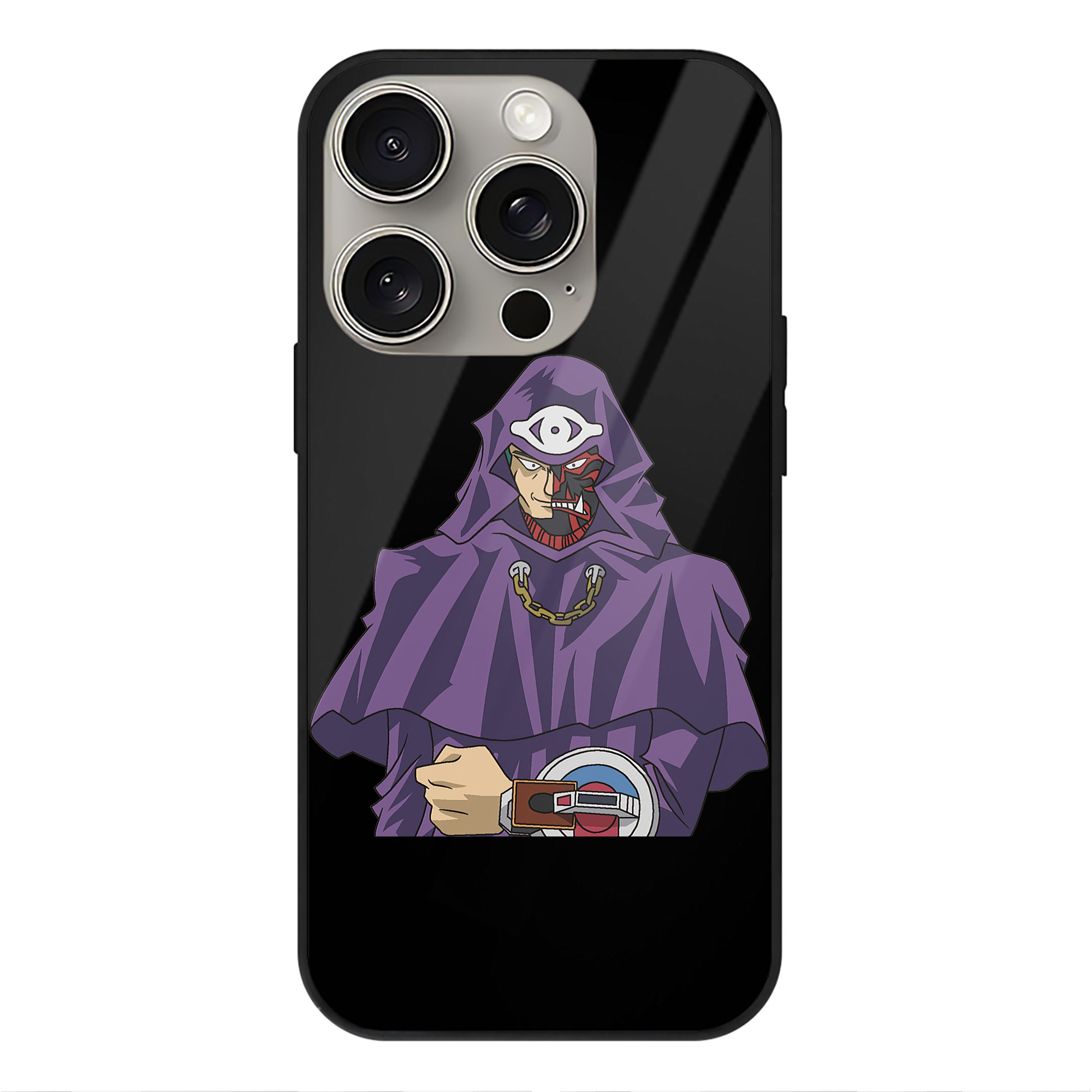 （画像用） 遊☆戯☆王 Yu-Gi-Oh! 【iPhone15Pro対応】スマホケース 耐衝撃＆黄変防止 背面ガラス