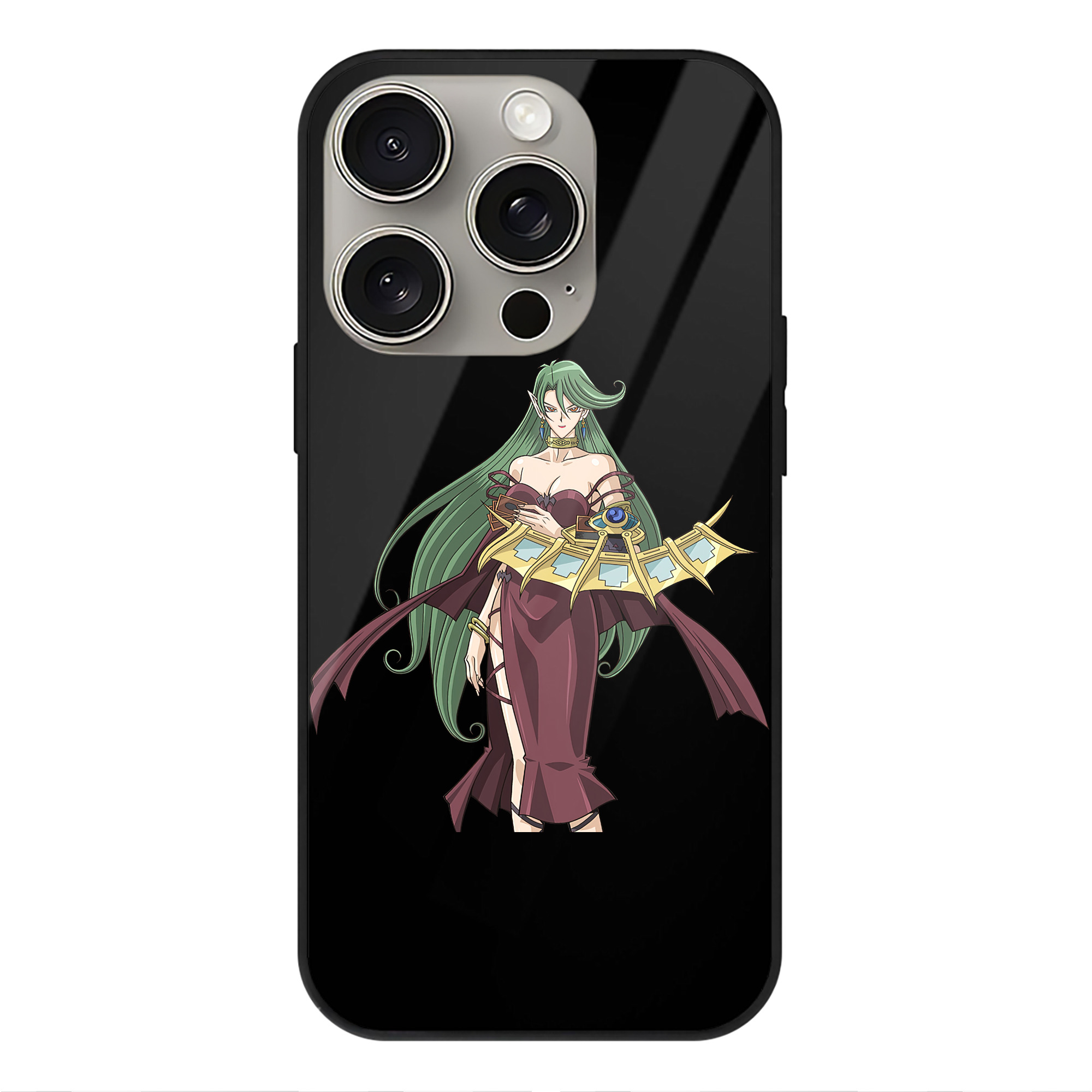 遊☆戯☆王 Yu-Gi-Oh! 【iPhone15Pro対応】スマホケース 耐衝撃＆黄変防止 背面ガラス