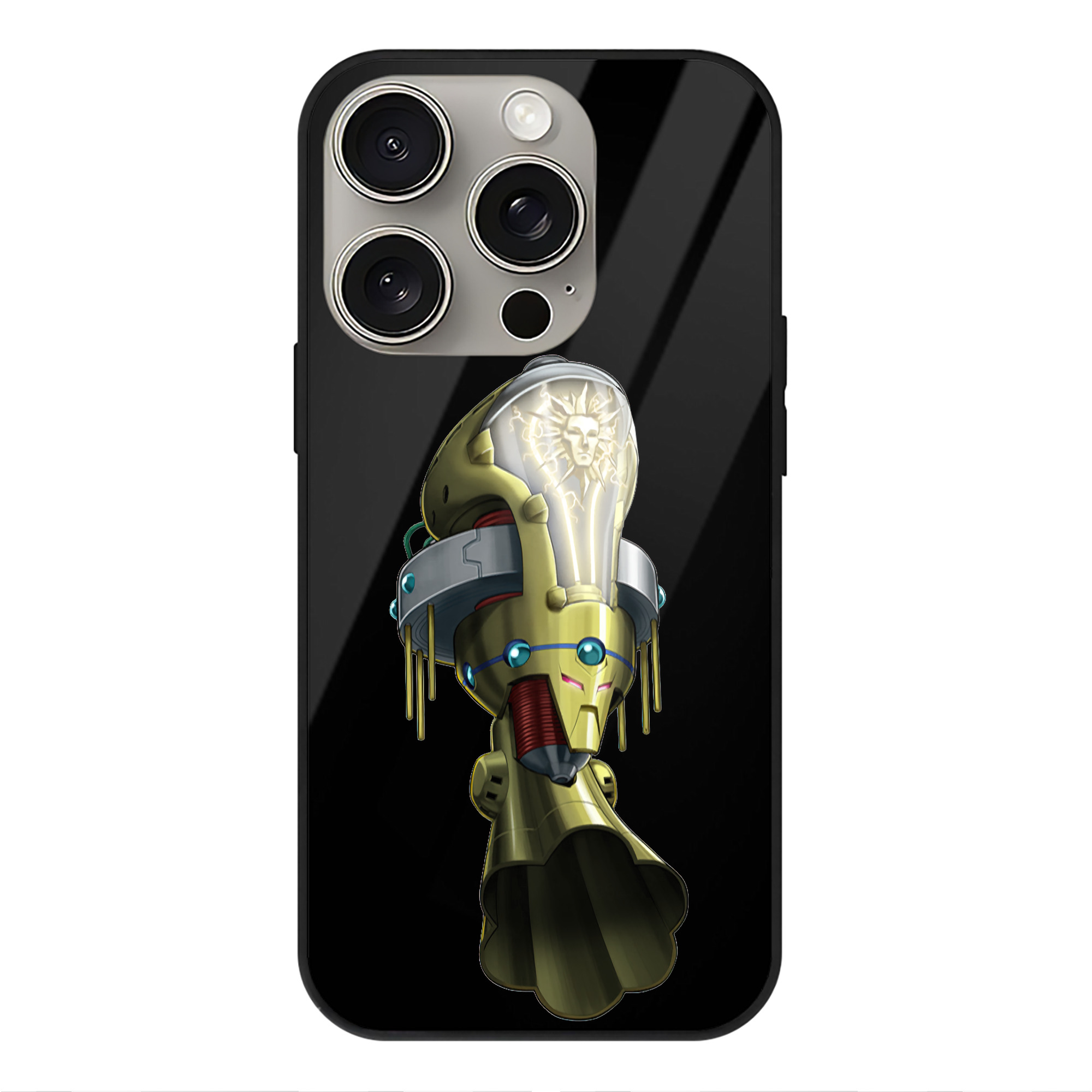 遊☆戯☆王 Yu-Gi-Oh! 【iPhone15Pro対応】スマホケース 耐衝撃＆黄変防止 背面ガラス