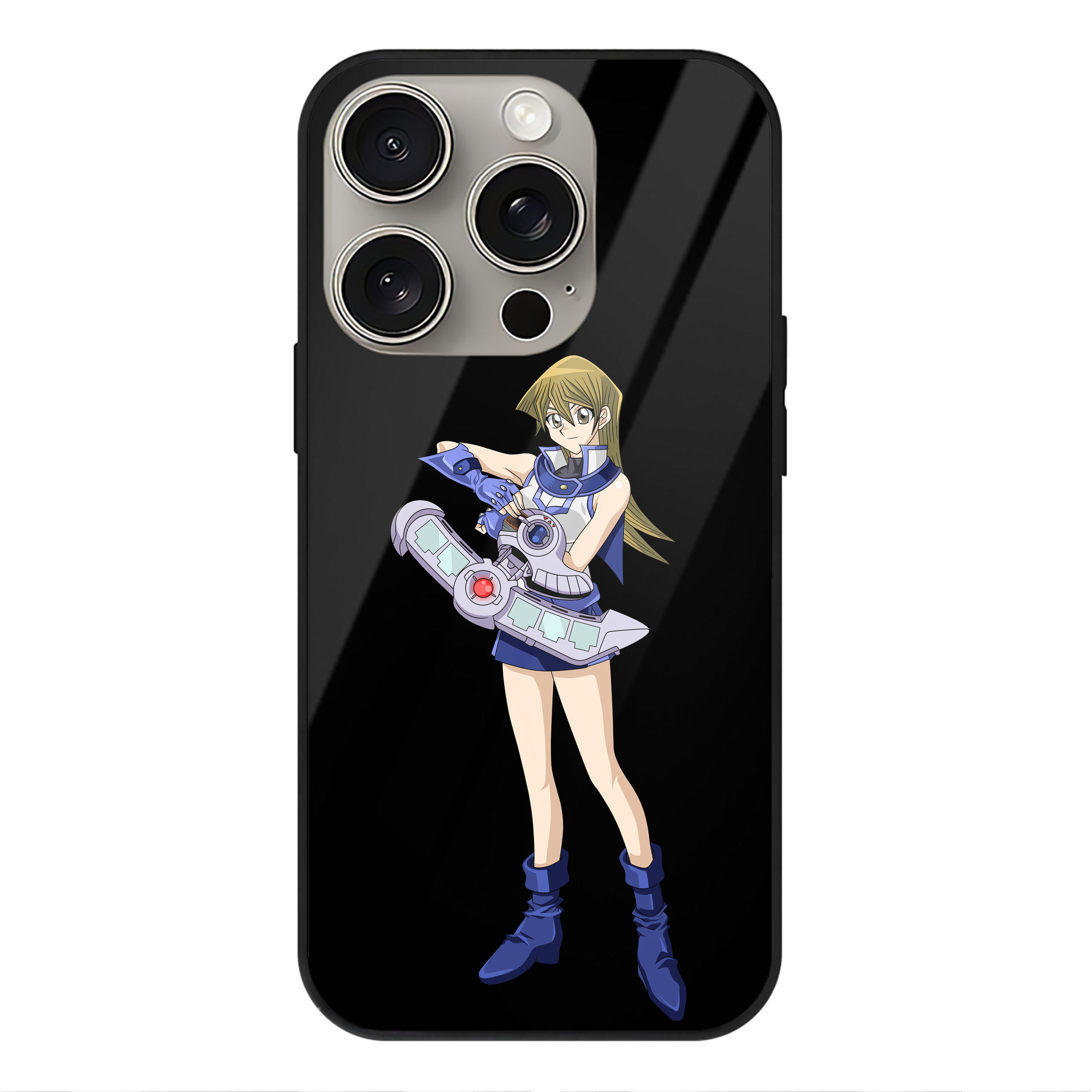 遊☆戯☆王 Yu-Gi-Oh! 【iPhone15Pro対応】スマホケース 耐衝撃＆黄変防止 背面ガラス