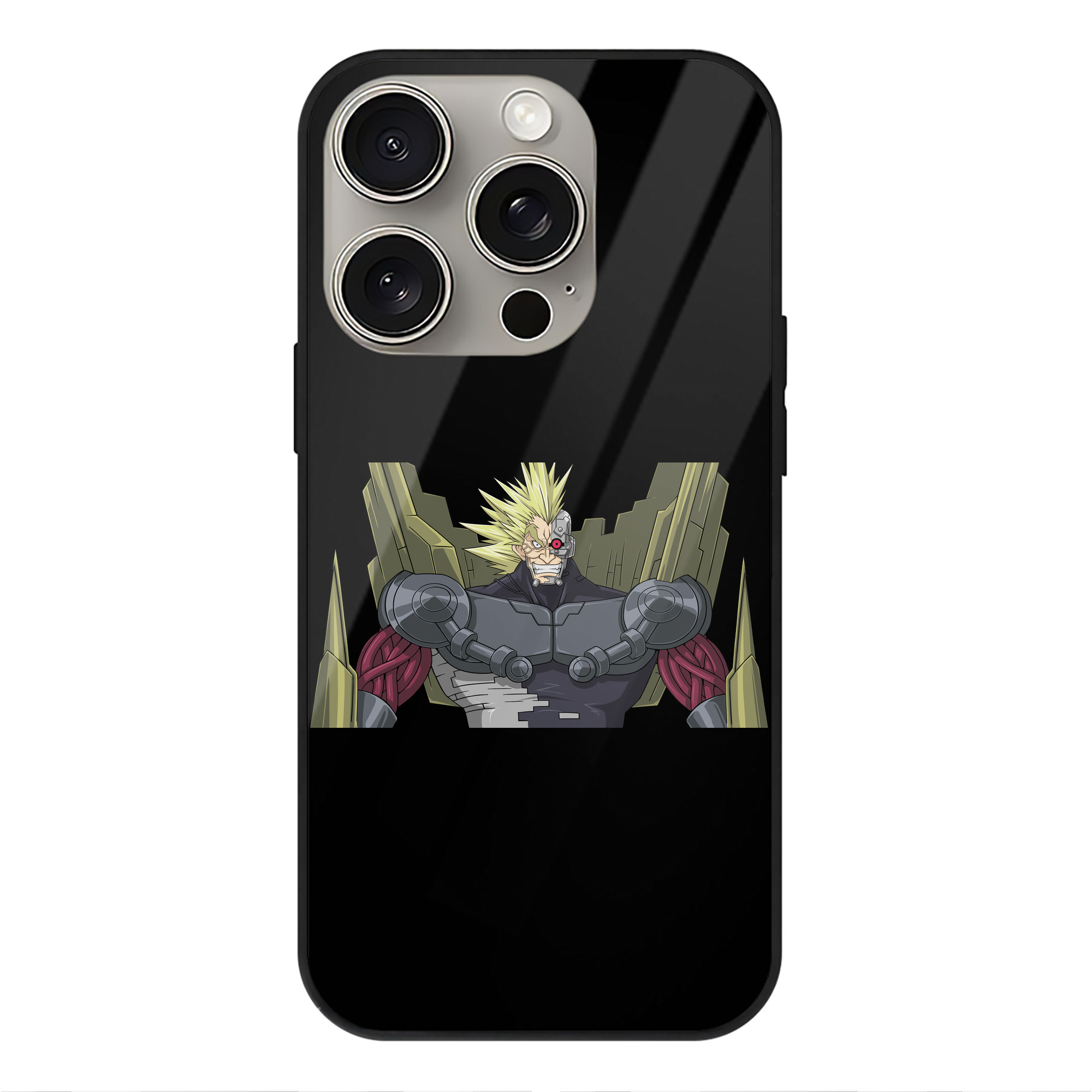 遊☆戯☆王 Yu-Gi-Oh! 【iPhone15Pro対応】スマホケース 耐衝撃＆黄変防止 背面ガラス