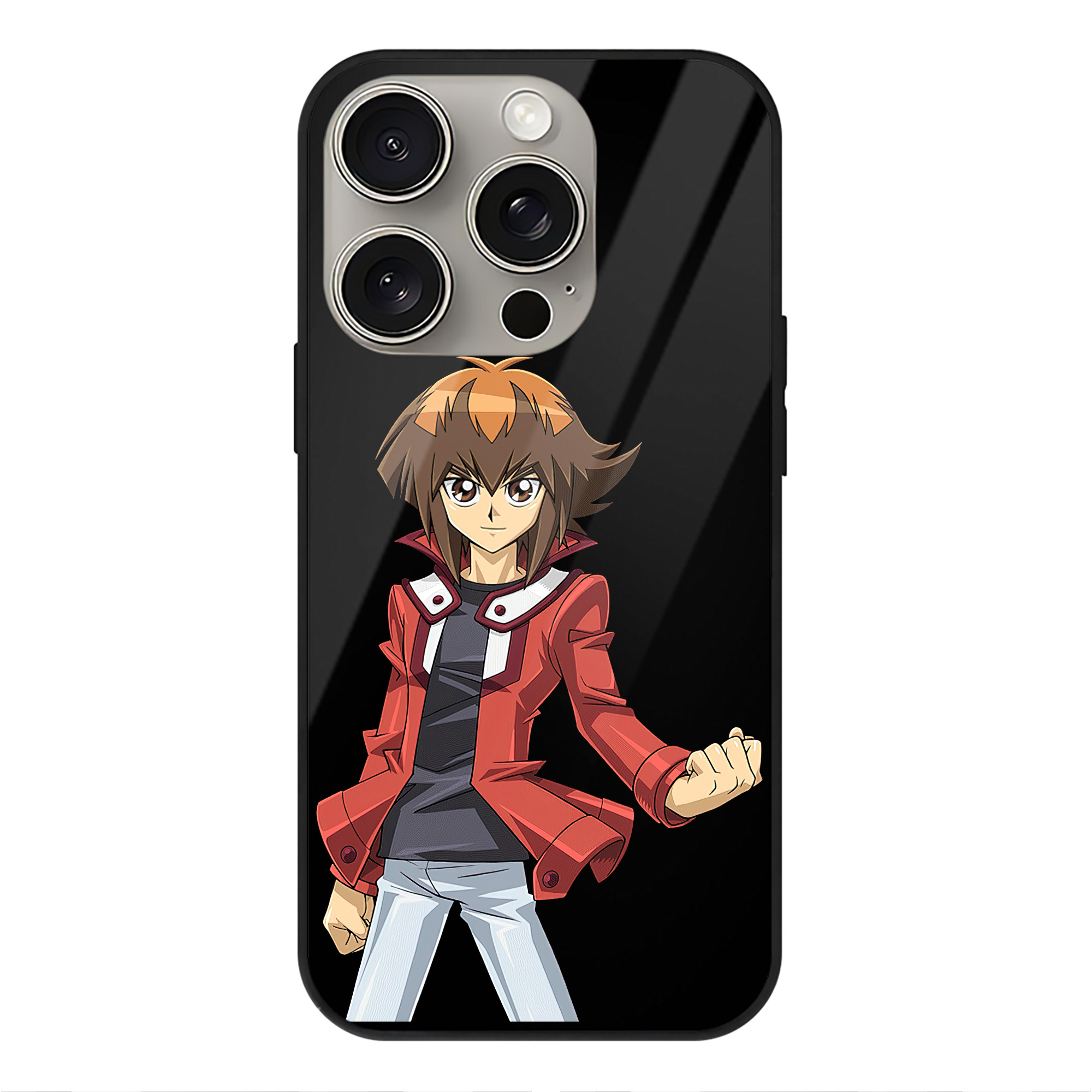 遊☆戯☆王 Yu-Gi-Oh! 【iPhone15Pro対応】スマホケース 耐衝撃＆黄変防止 背面ガラス