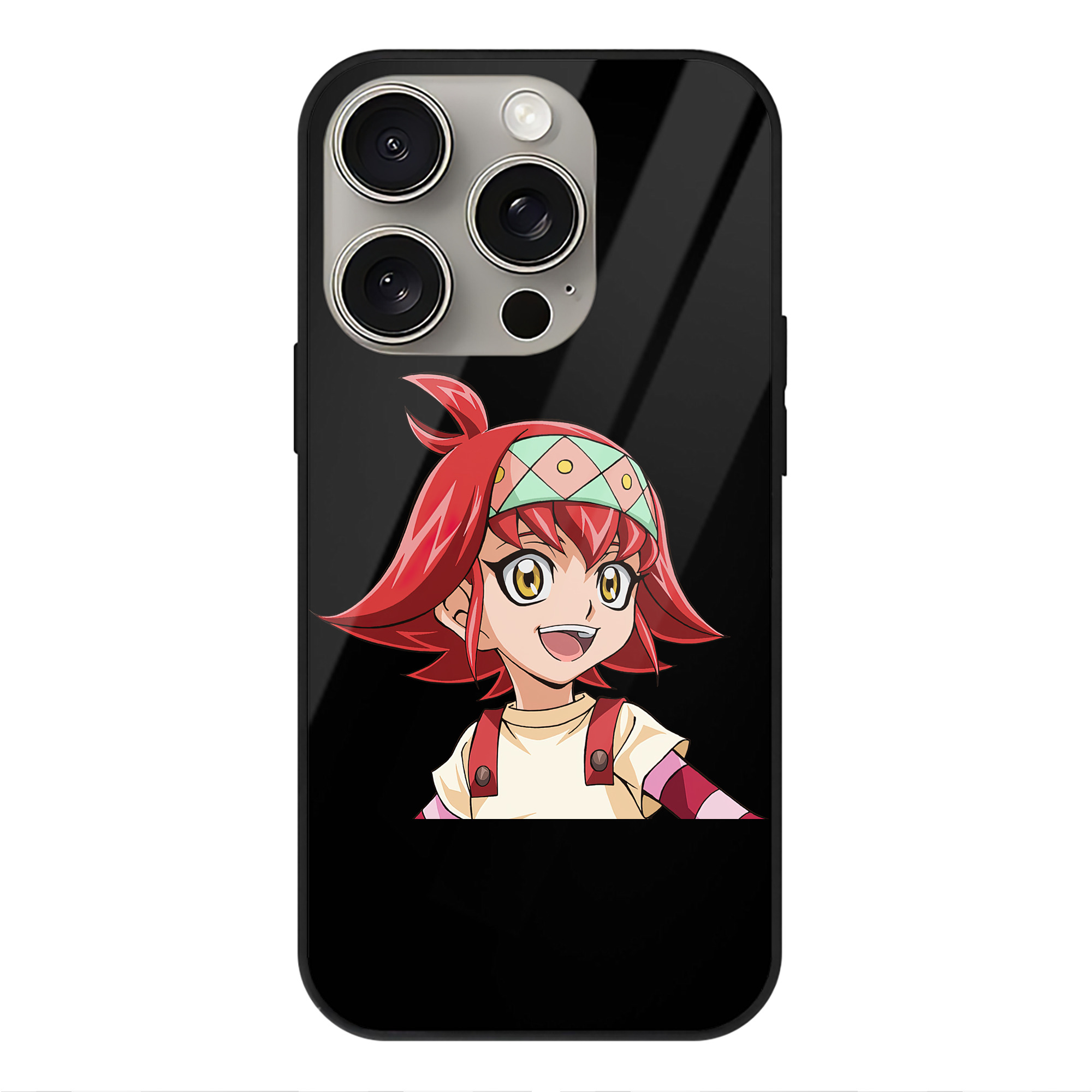 遊☆戯☆王 Yu-Gi-Oh! 【iPhone15Pro対応】スマホケース 耐衝撃＆黄変防止 背面ガラス