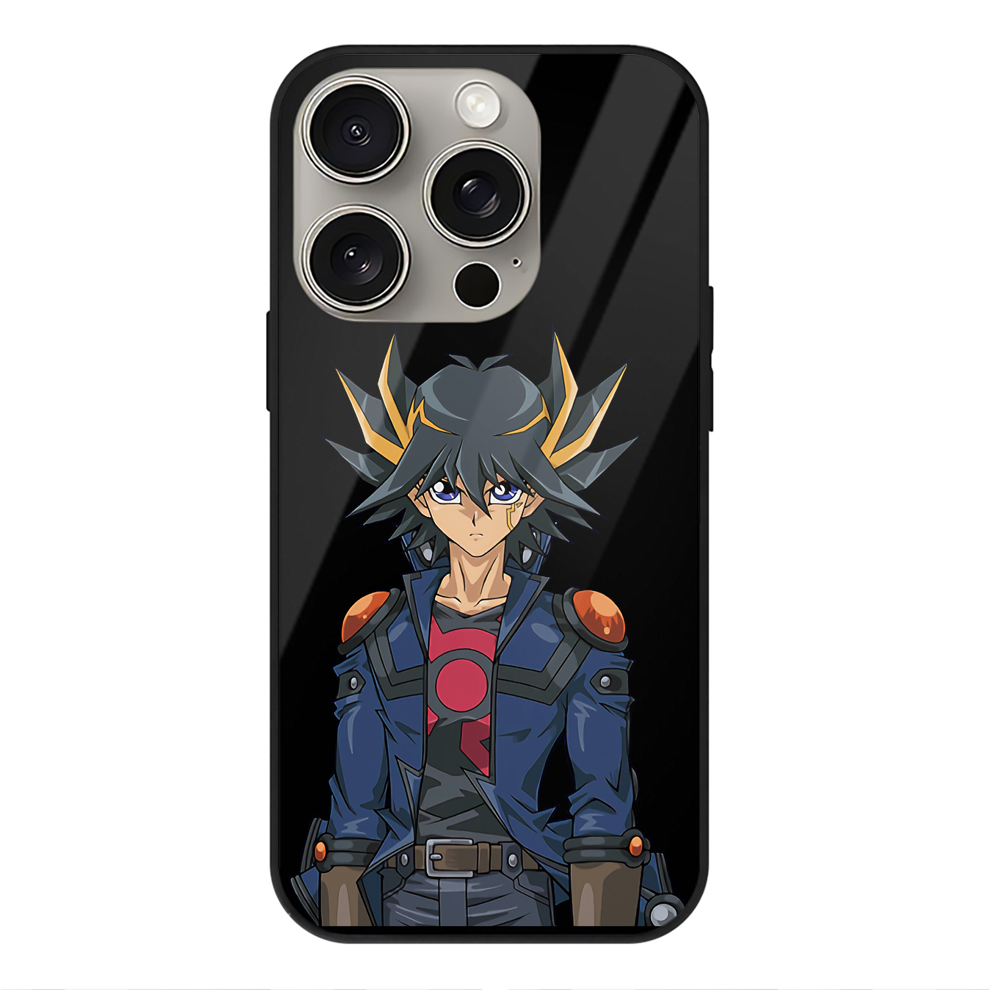 遊☆戯☆王 Yu-Gi-Oh! 【iPhone15Pro対応】スマホケース 耐衝撃＆黄変防止 背面ガラス