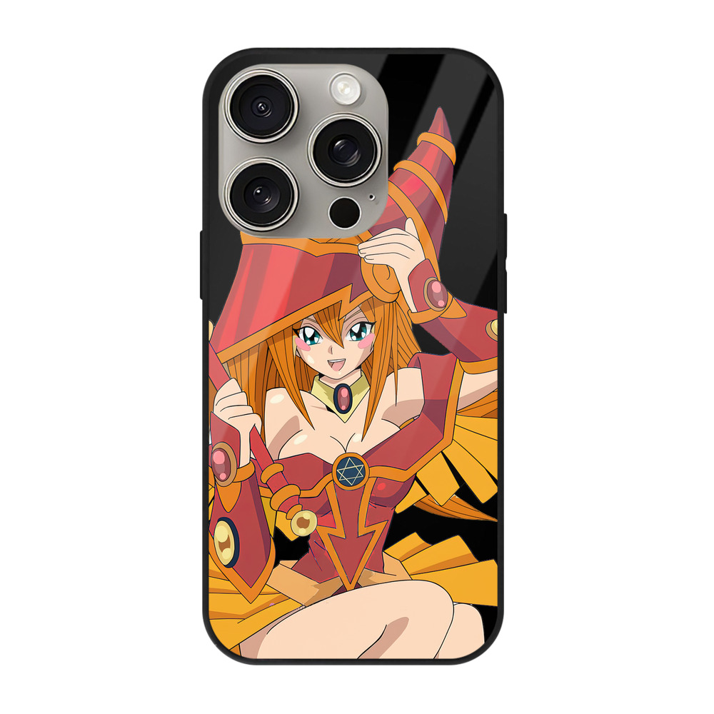 遊☆戯☆王 Yu-Gi-Oh! 【iPhone15Pro対応】スマホケース 耐衝撃＆黄変防止 背面ガラス