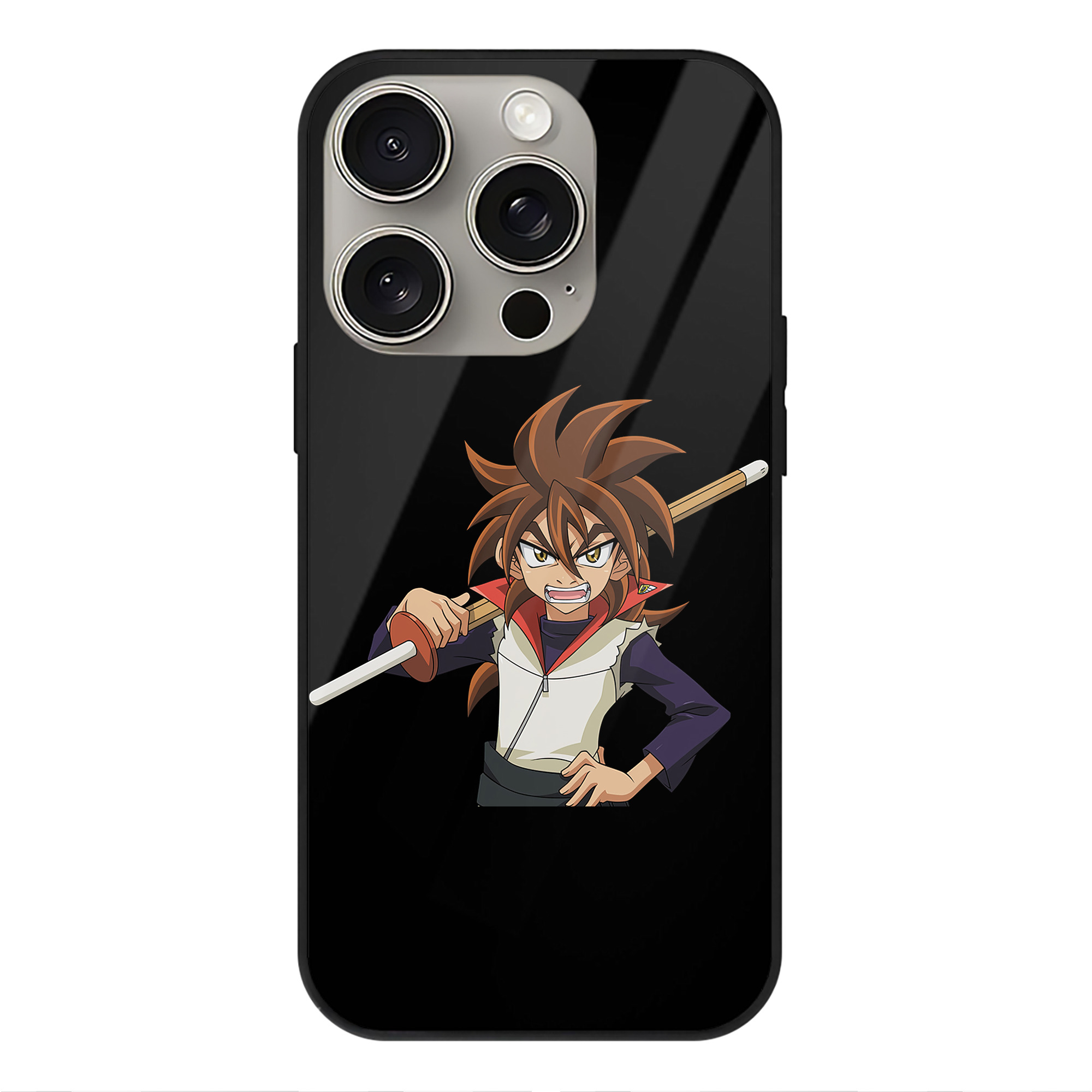 遊☆戯☆王 Yu-Gi-Oh! 【iPhone15Pro対応】スマホケース 耐衝撃＆黄変防止 背面ガラス