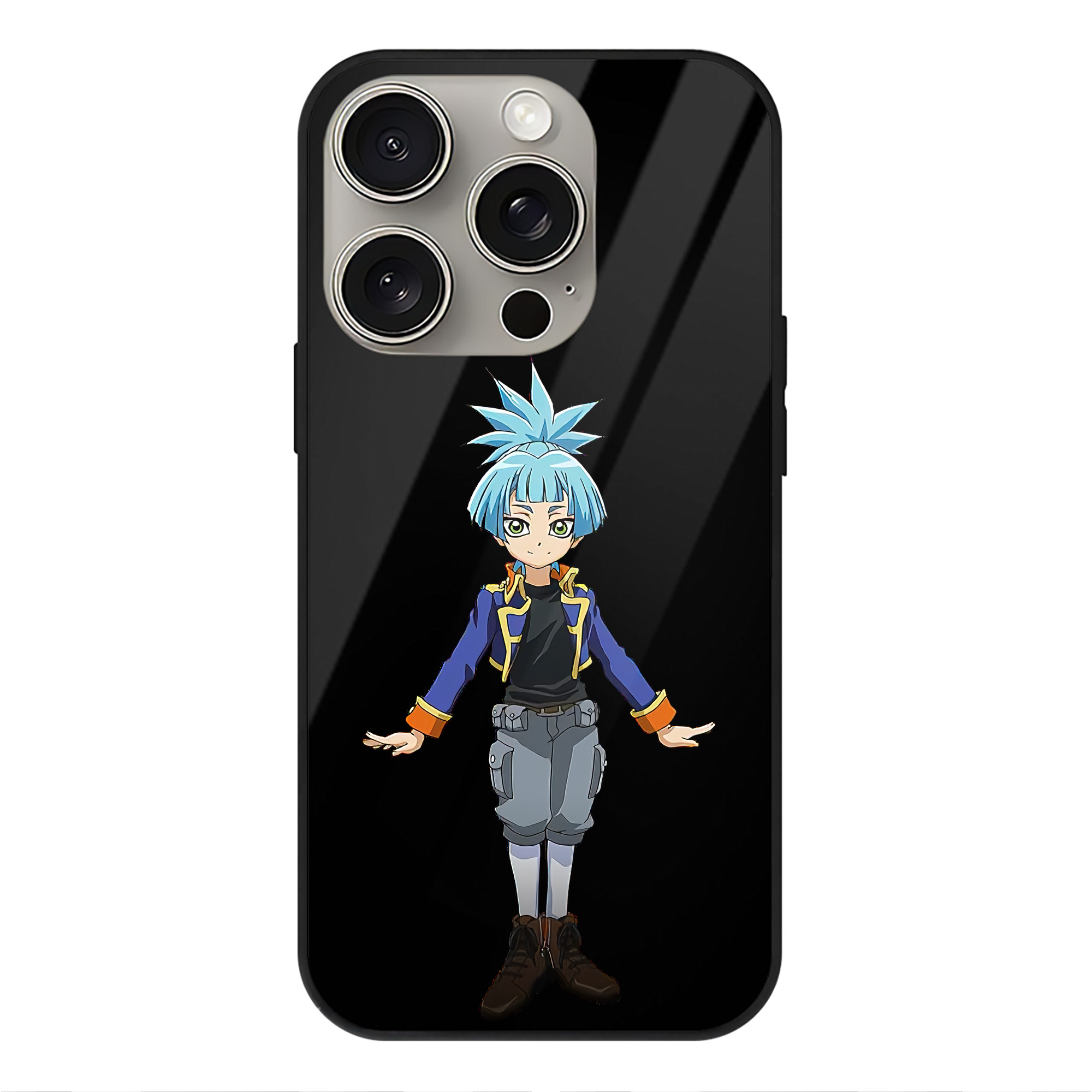 遊☆戯☆王 Yu-Gi-Oh! 【iPhone15Pro対応】スマホケース 耐衝撃＆黄変防止 背面ガラス