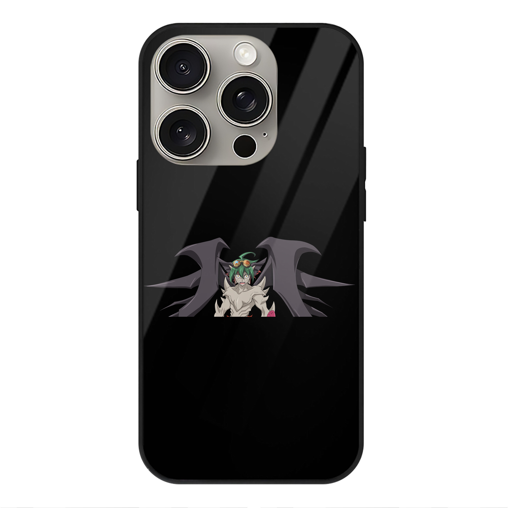 遊☆戯☆王 Yu-Gi-Oh! 【iPhone15Pro対応】スマホケース 耐衝撃＆黄変防止 背面ガラス