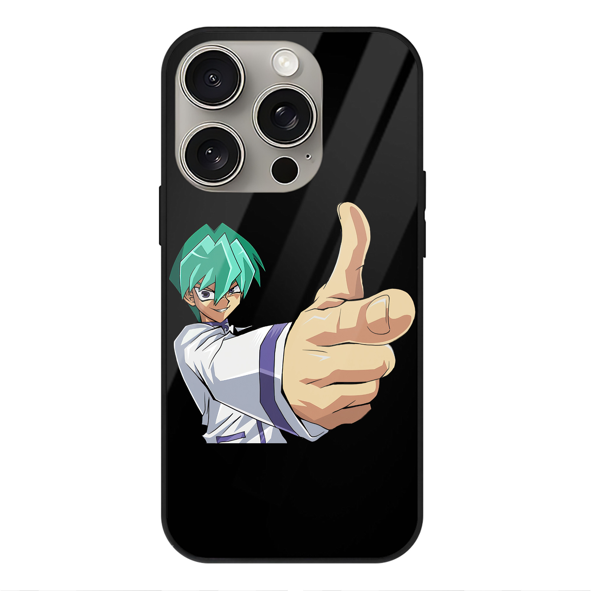 遊☆戯☆王 Yu-Gi-Oh! 【iPhone15Pro対応】スマホケース 耐衝撃＆黄変防止 背面ガラス