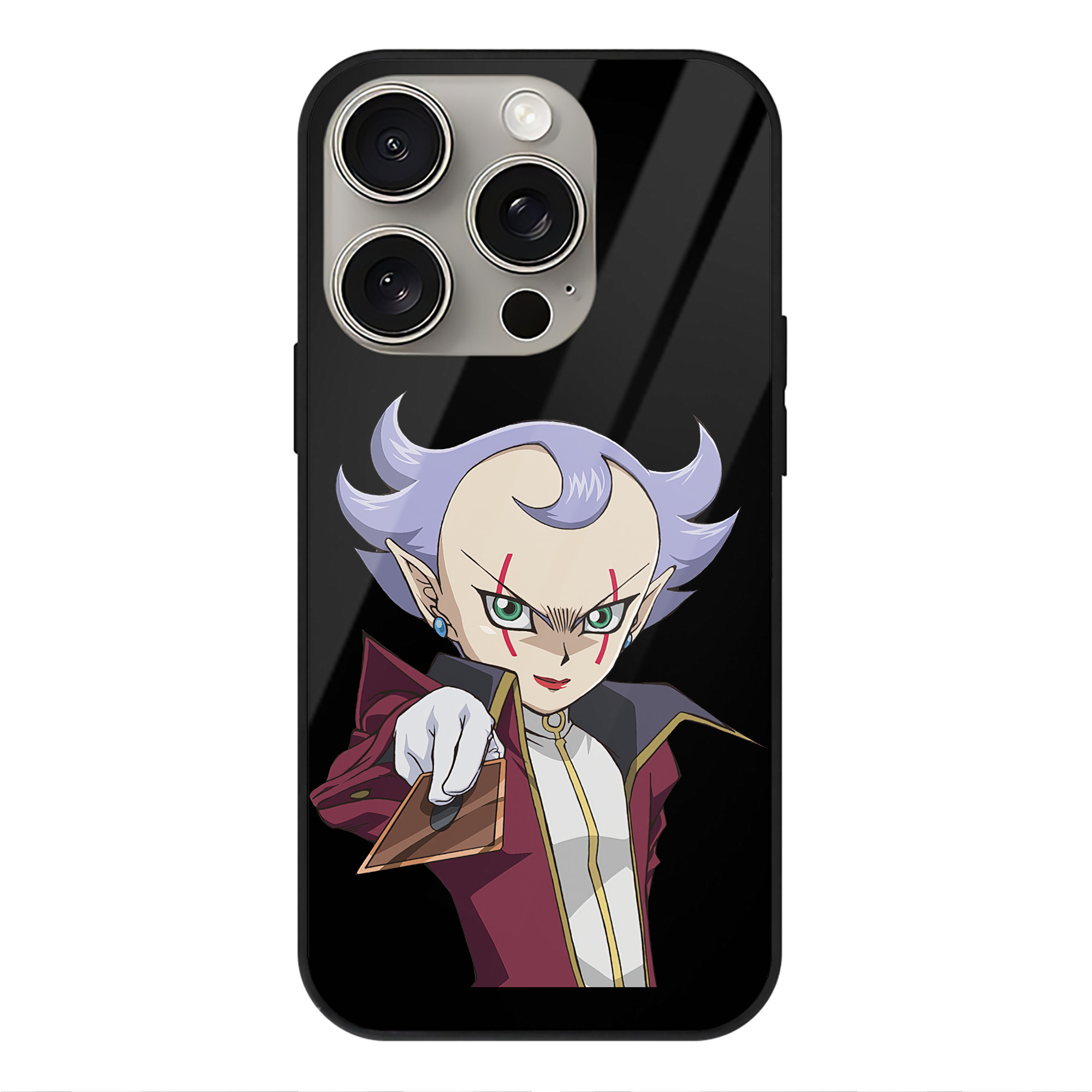 遊☆戯☆王 Yu-Gi-Oh! 【iPhone15Pro対応】スマホケース 耐衝撃＆黄変防止 背面ガラス