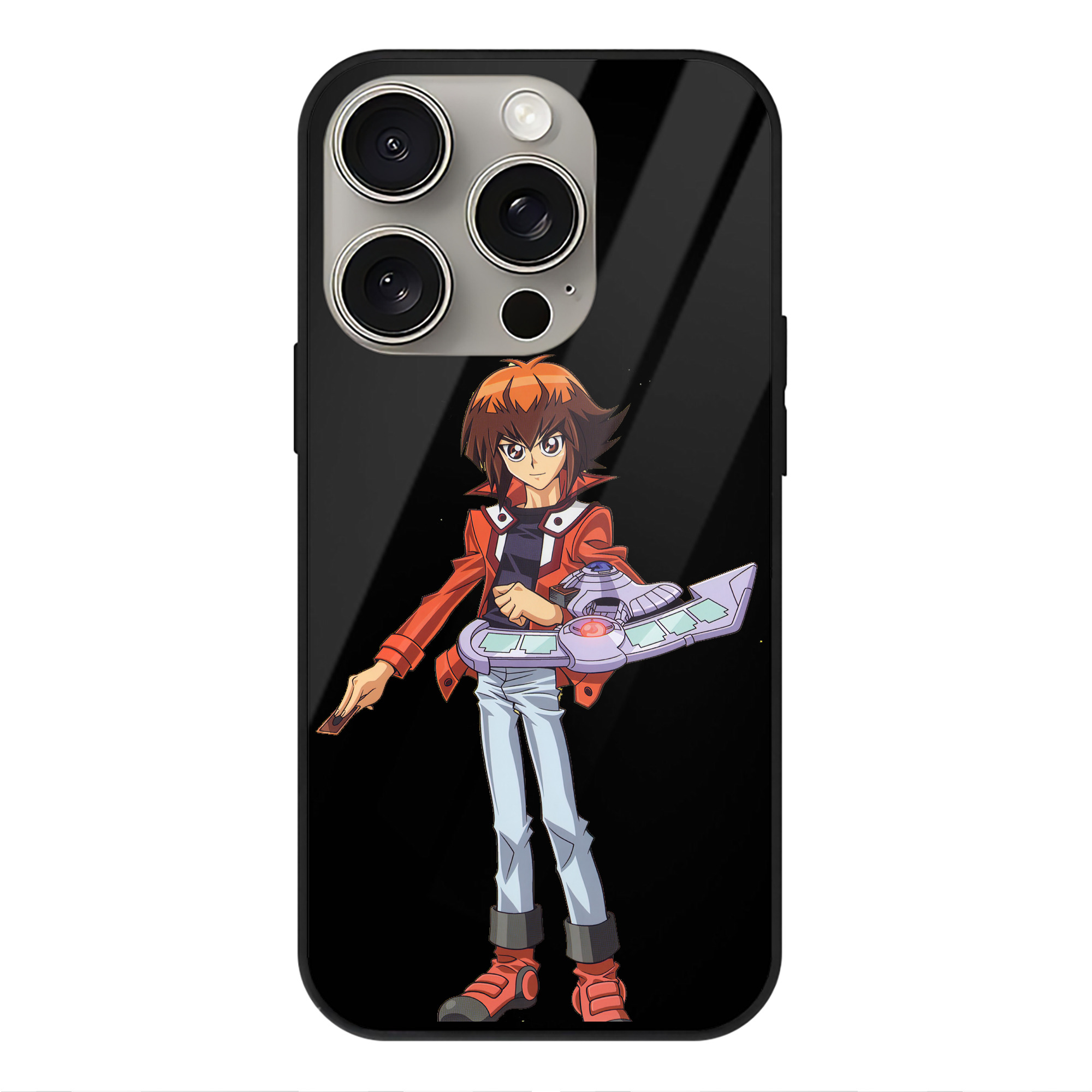 遊☆戯☆王 Yu-Gi-Oh! 【iPhone15Pro対応】スマホケース 耐衝撃＆黄変防止 背面ガラス