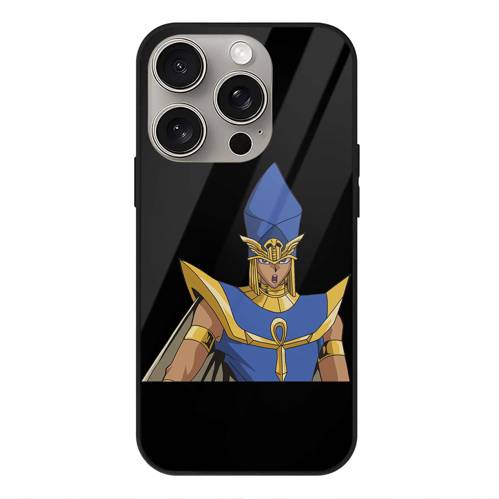 遊☆戯☆王 Yu-Gi-Oh! 【iPhone15Pro対応】スマホケース 耐衝撃＆黄変防止 背面ガラス