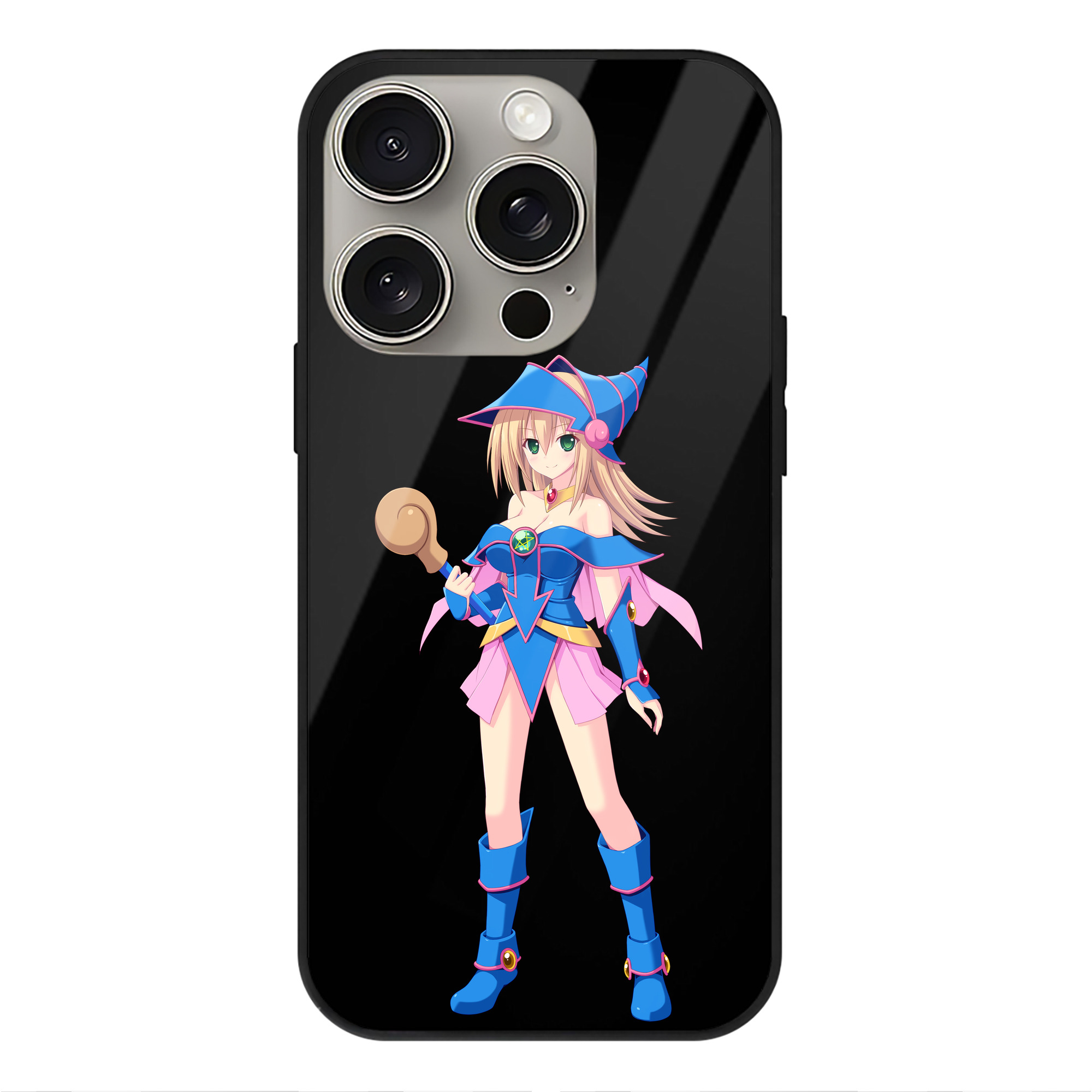 （画像用） 遊☆戯☆王 Yu-Gi-Oh! 【iPhone15Pro対応】スマホケース 耐衝撃＆黄変防止 背面ガラス