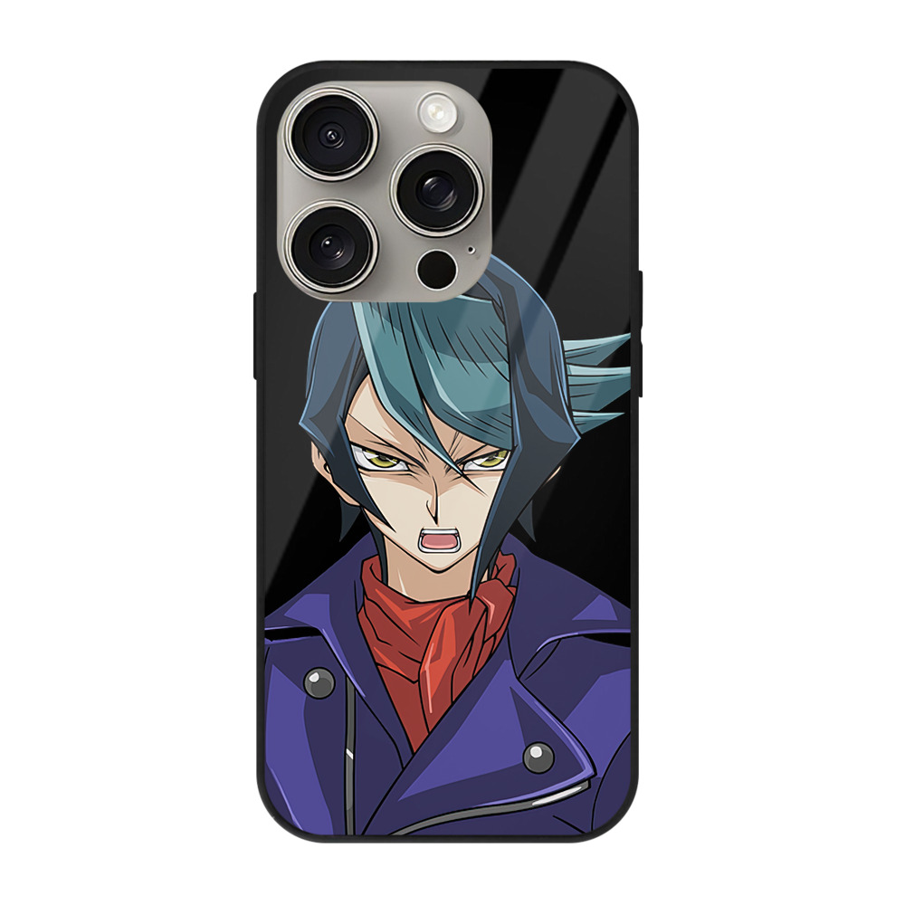 遊☆戯☆王 Yu-Gi-Oh! 【iPhone15Pro対応】スマホケース 耐衝撃＆黄変防止 背面ガラス