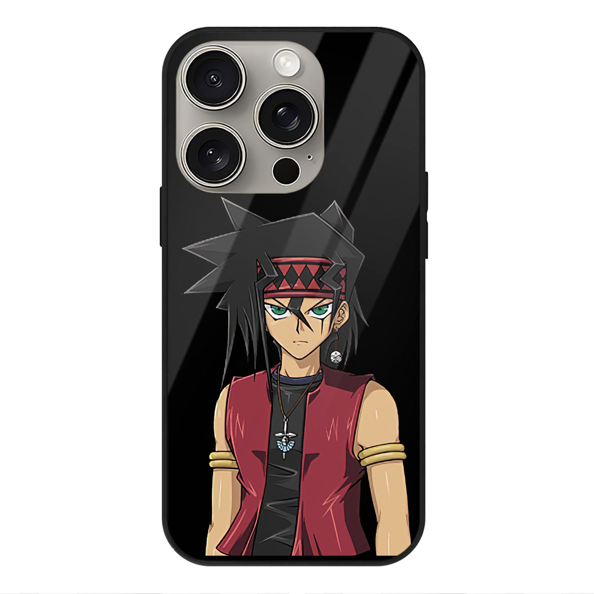 遊☆戯☆王 Yu-Gi-Oh! 【iPhone15Pro対応】スマホケース 耐衝撃＆黄変防止 背面ガラス