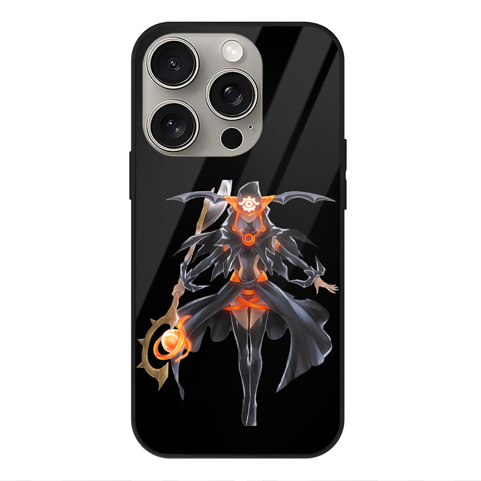 遊☆戯☆王 Yu-Gi-Oh! 【iPhone15Pro対応】スマホケース 耐衝撃＆黄変防止 背面ガラス