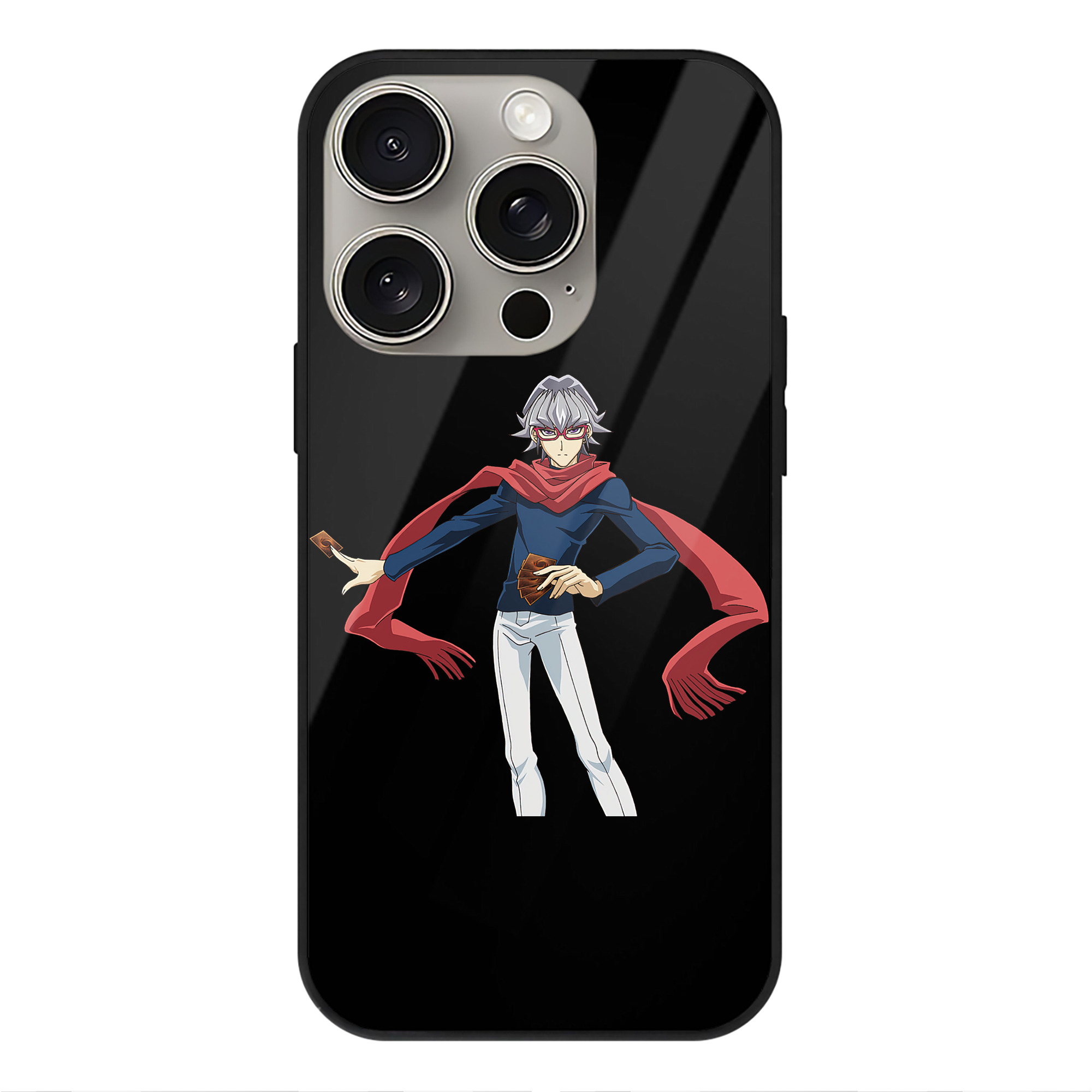 遊☆戯☆王 Yu-Gi-Oh! 【iPhone15Pro対応】スマホケース 耐衝撃＆黄変防止 背面ガラス