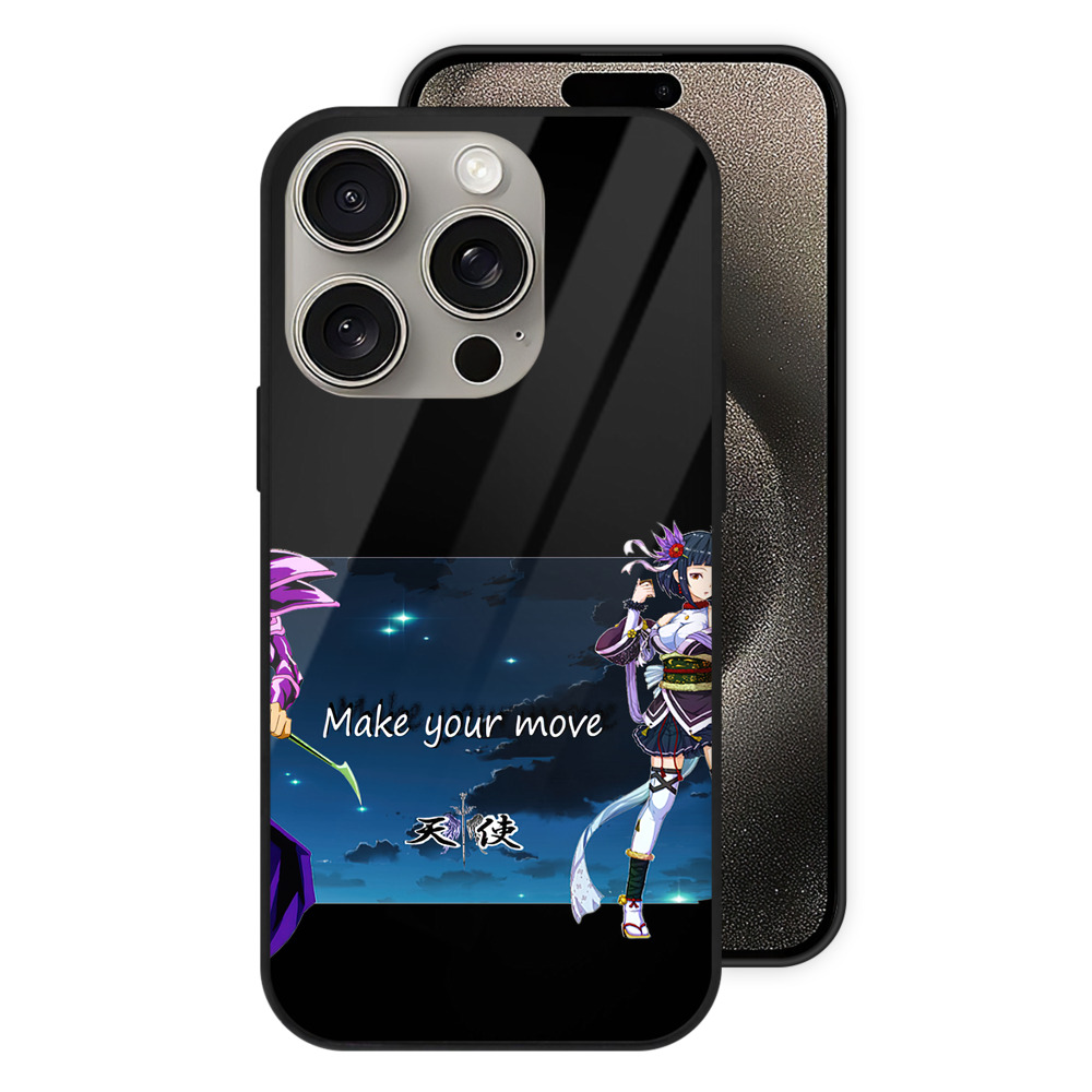 （画像用） 遊☆戯☆王 Yu-Gi-Oh! 【iPhone15Pro対応】スマホケース 耐衝撃＆黄変防止 背面ガラス