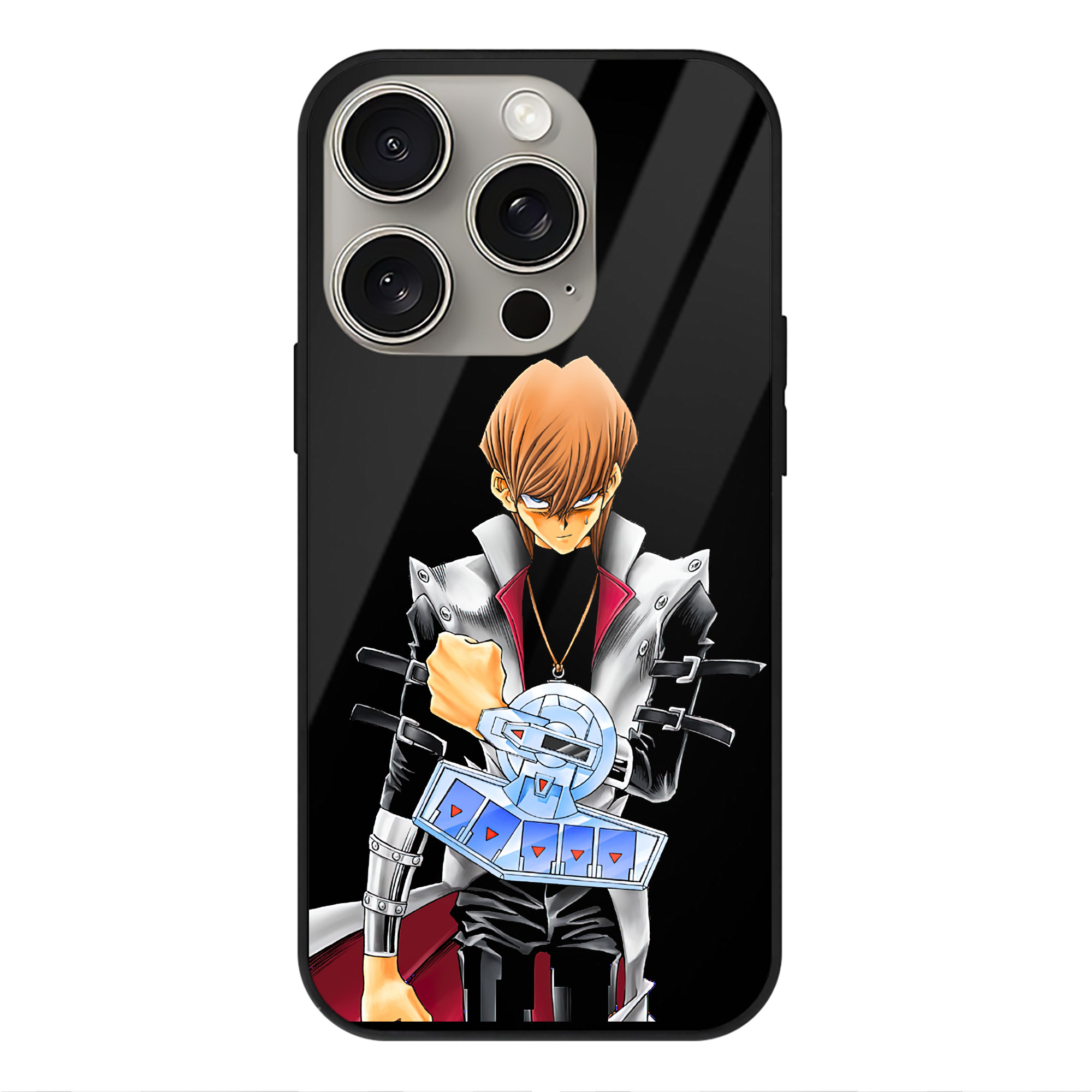 遊☆戯☆王 Yu-Gi-Oh! 【iPhone15Pro対応】スマホケース 耐衝撃＆黄変防止 背面ガラス