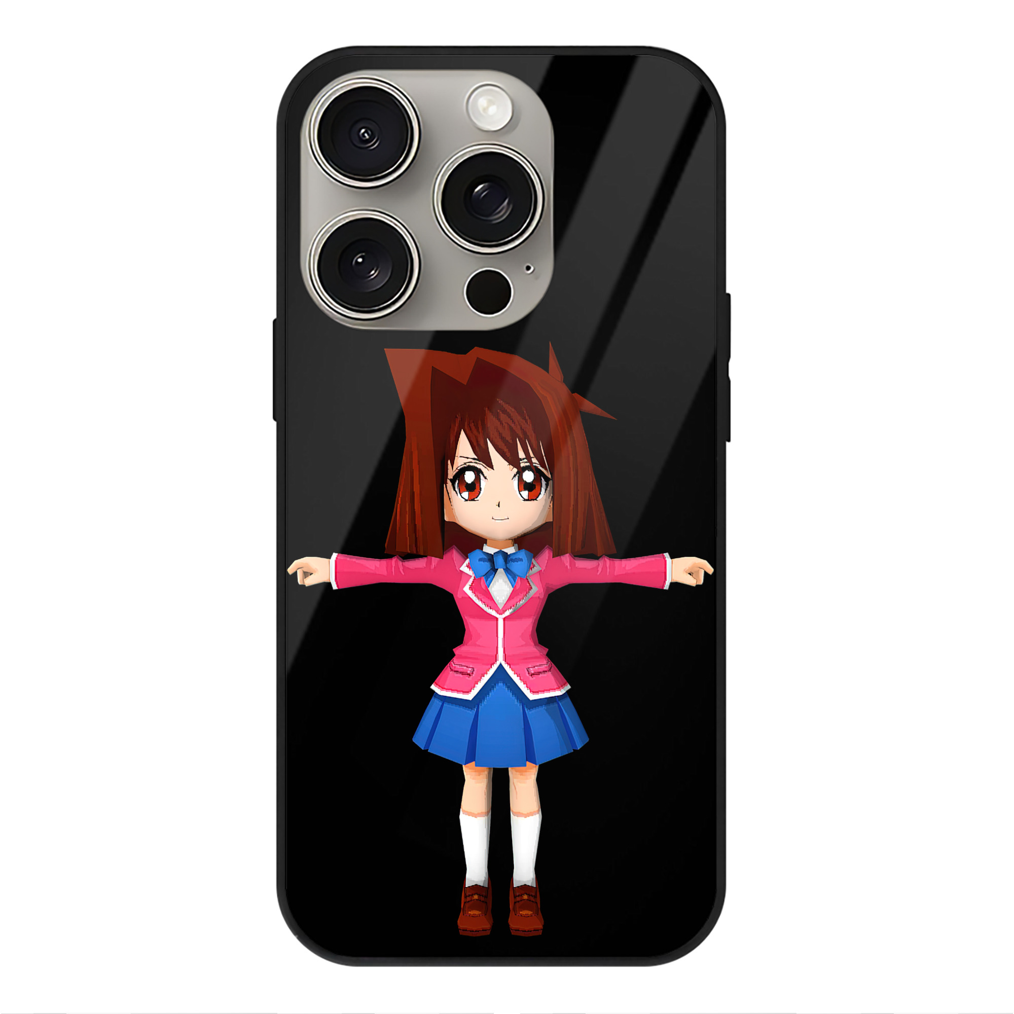 遊☆戯☆王 Yu-Gi-Oh! 【iPhone15Pro対応】スマホケース 耐衝撃＆黄変防止 背面ガラス