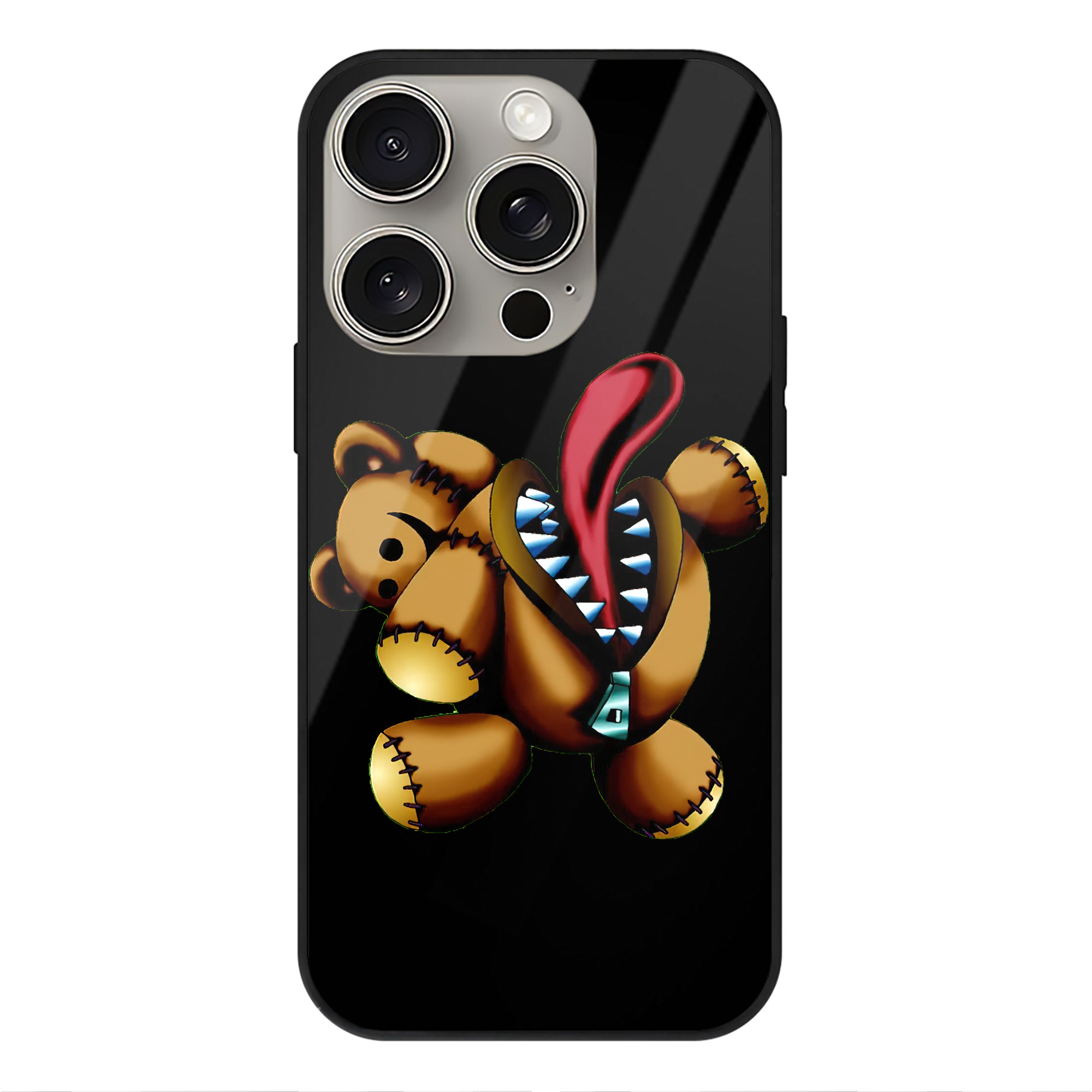 遊☆戯☆王 Yu-Gi-Oh! 【iPhone15Pro対応】スマホケース 耐衝撃＆黄変防止 背面ガラス