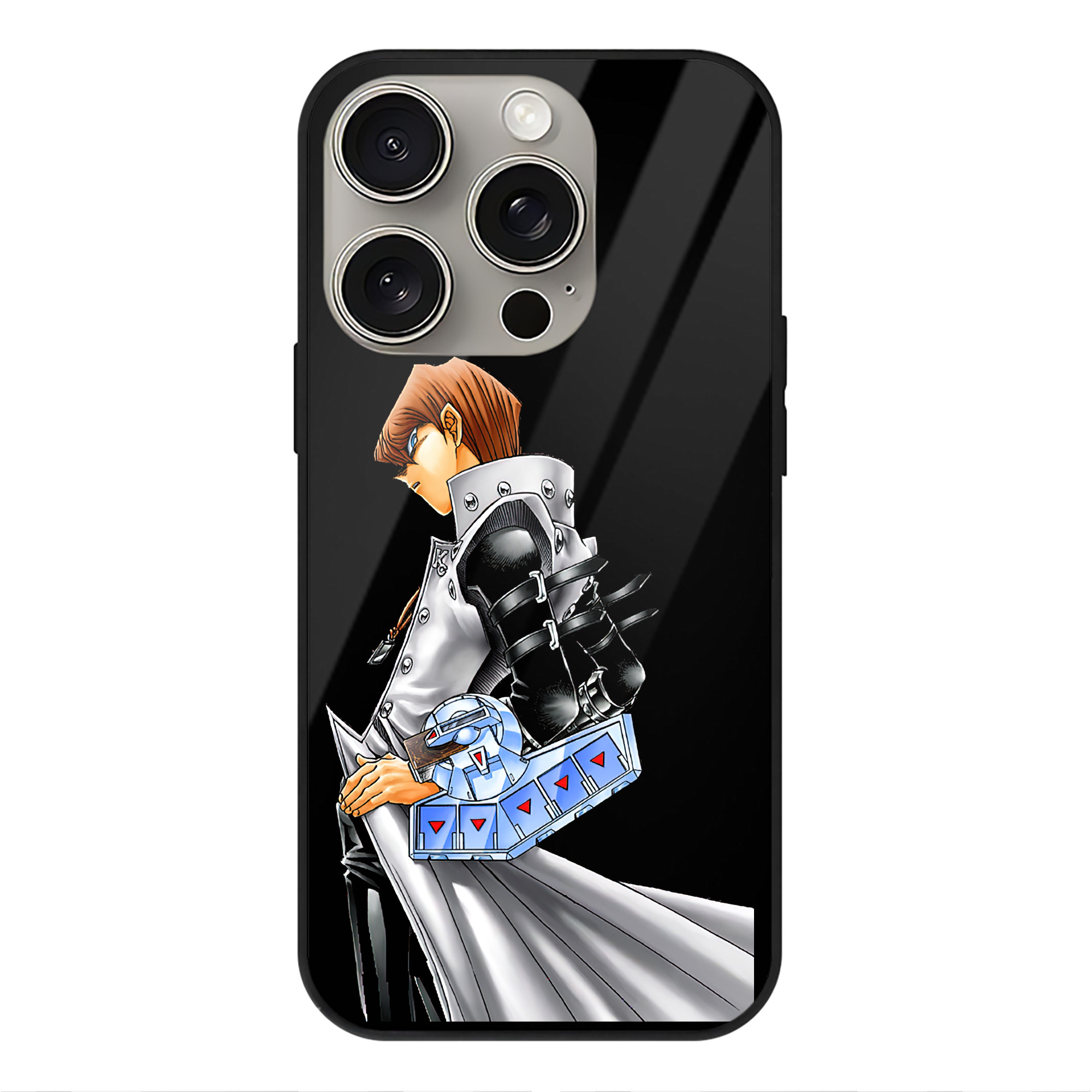 遊☆戯☆王 Yu-Gi-Oh! 【iPhone15Pro対応】スマホケース 耐衝撃＆黄変防止 背面ガラス