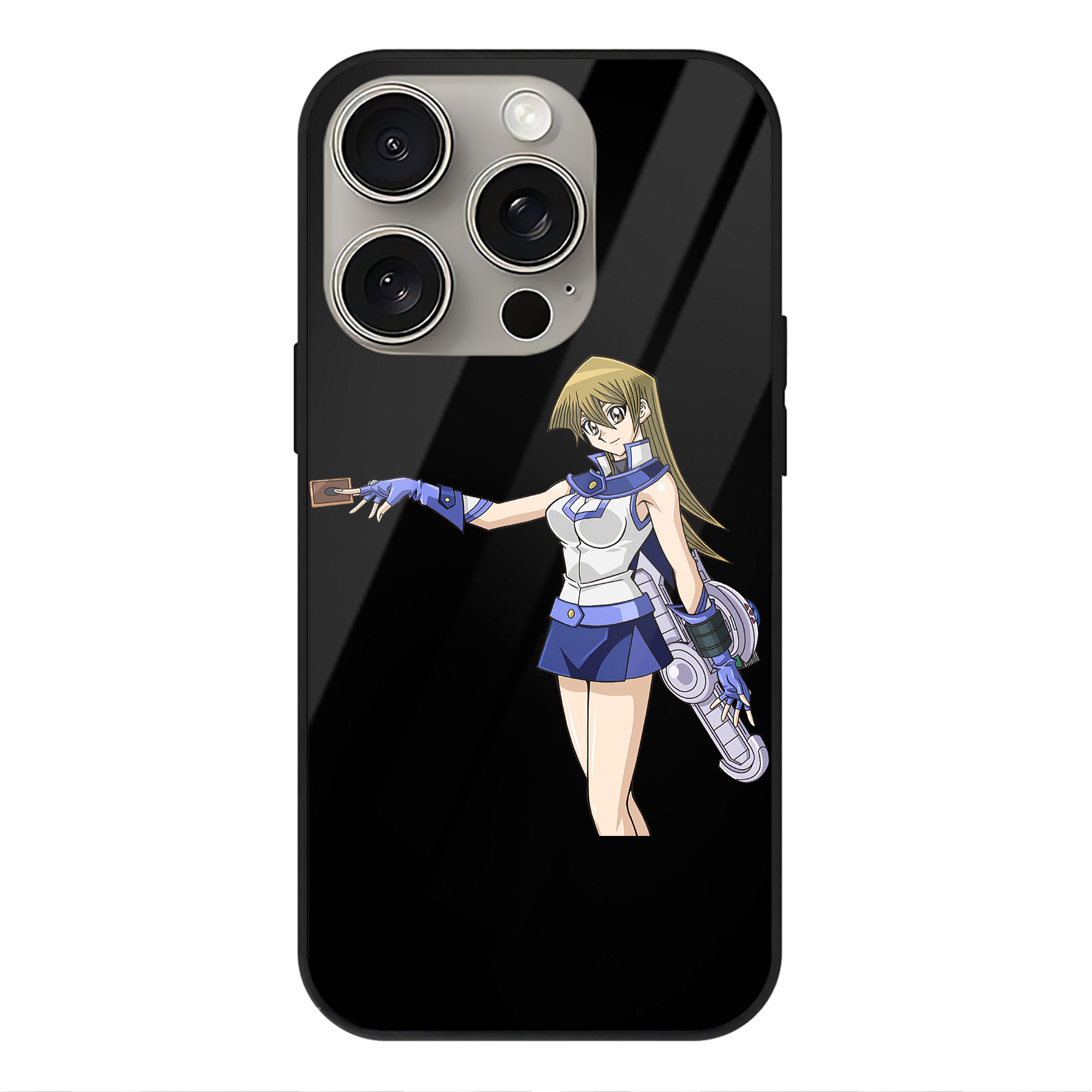 遊☆戯☆王 Yu-Gi-Oh! 【iPhone15Pro対応】スマホケース 耐衝撃＆黄変防止 背面ガラス