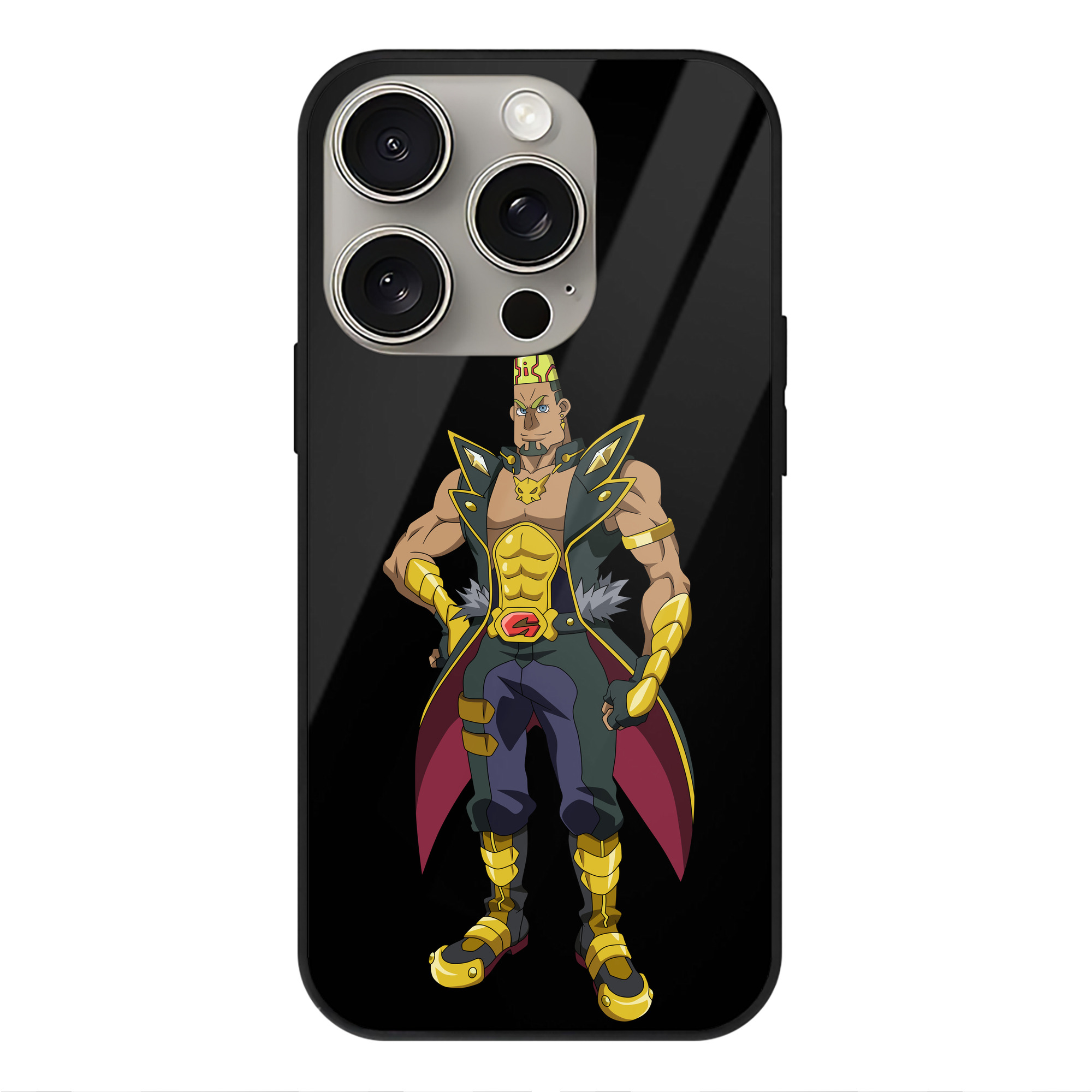 遊☆戯☆王 Yu-Gi-Oh! 【iPhone15Pro対応】スマホケース 耐衝撃＆黄変防止 背面ガラス