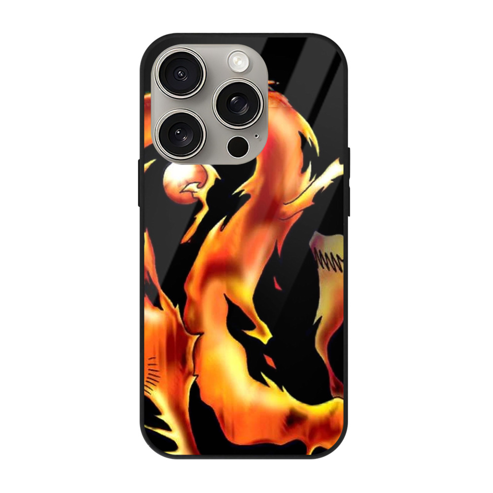 （画像用） 遊☆戯☆王 Yu-Gi-Oh! 【iPhone15Pro対応】スマホケース 耐衝撃＆黄変防止 背面ガラス