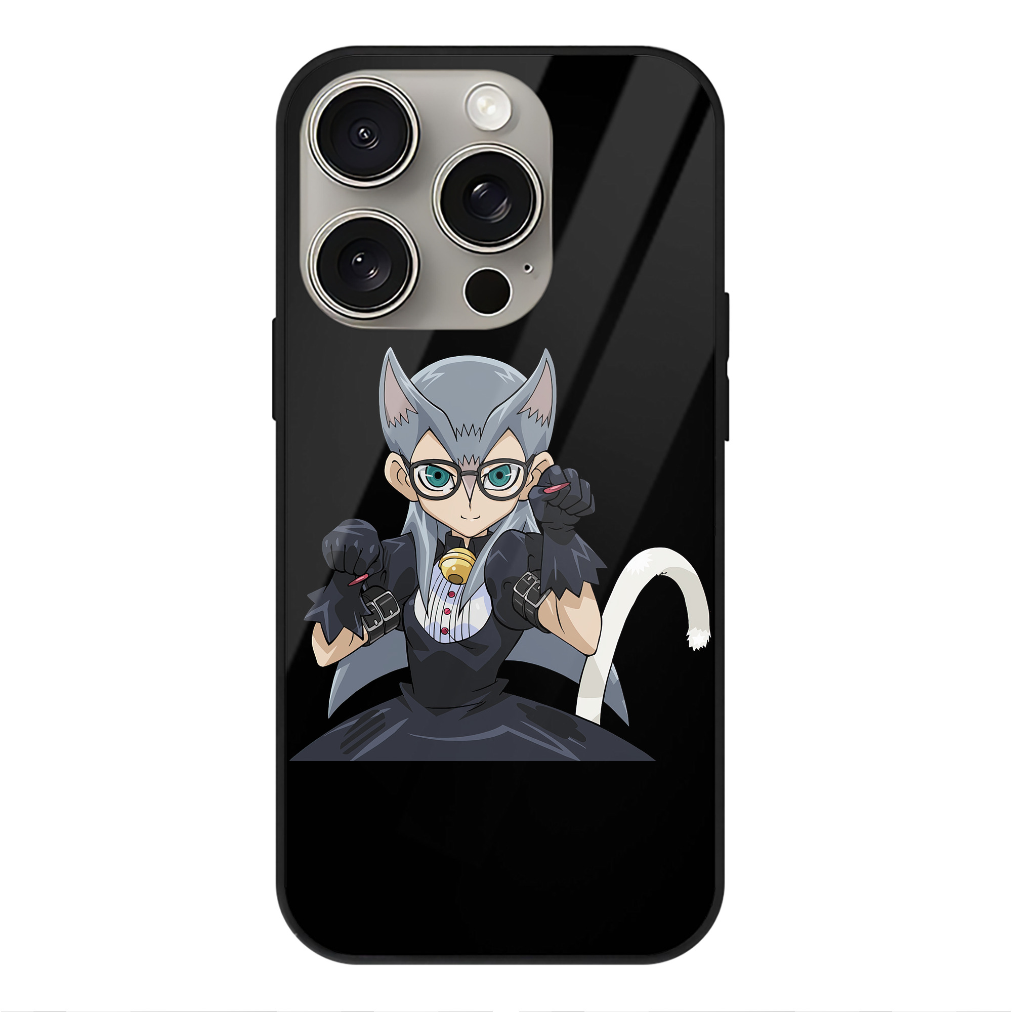 遊☆戯☆王 Yu-Gi-Oh! 【iPhone15Pro対応】スマホケース 耐衝撃＆黄変防止 背面ガラス