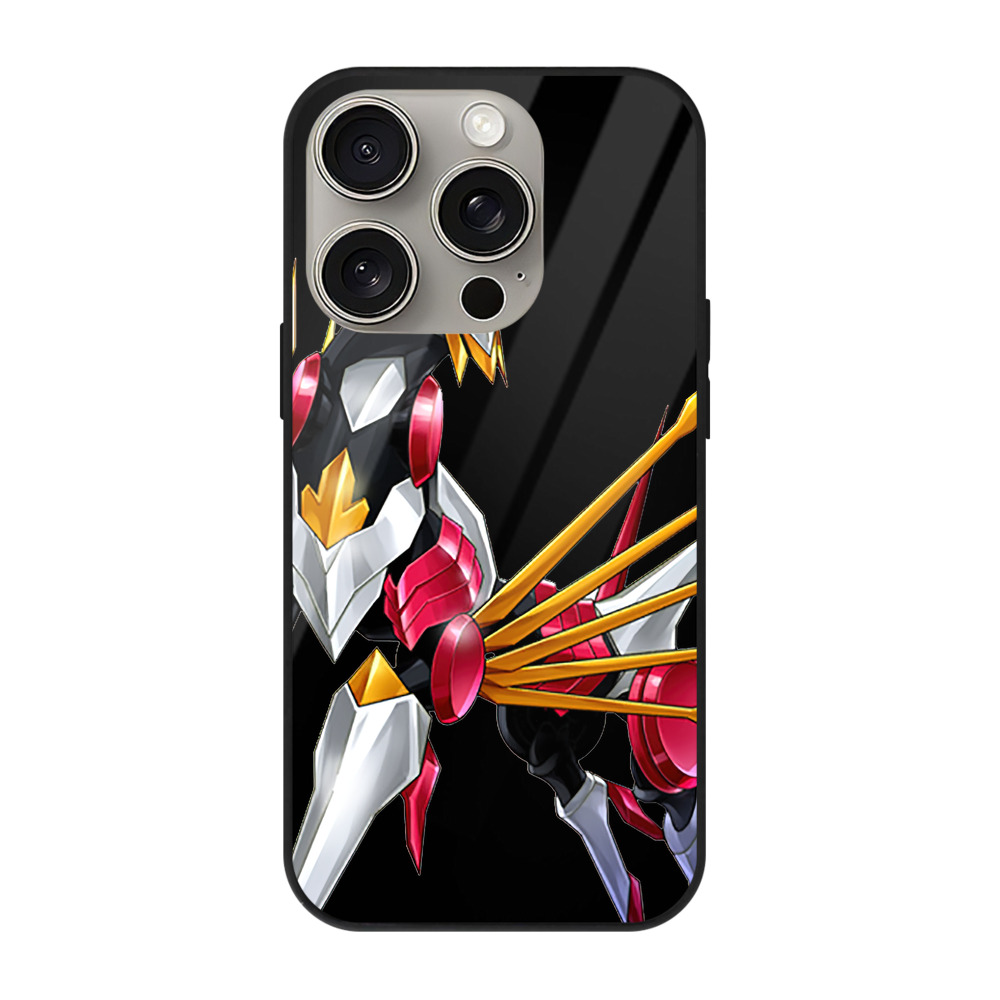 遊☆戯☆王 Yu-Gi-Oh! 【iPhone15Pro対応】スマホケース 耐衝撃＆黄変防止 背面ガラス