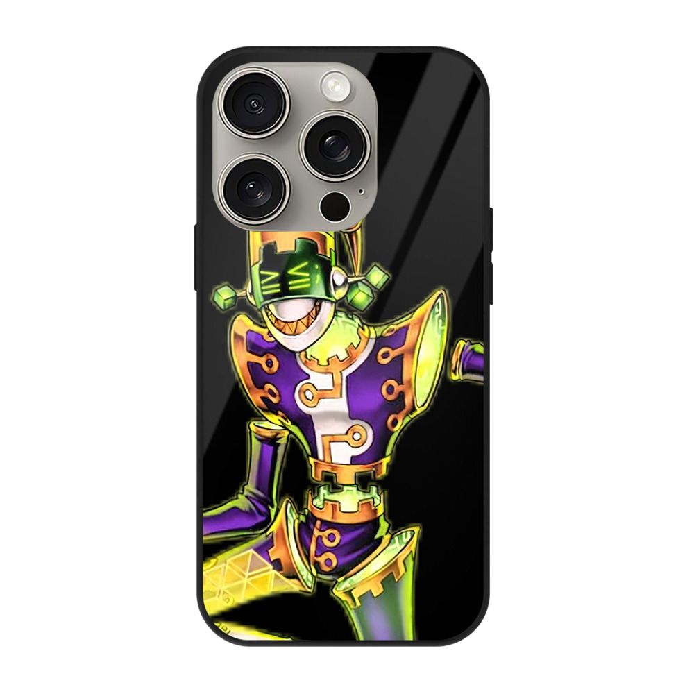 遊☆戯☆王 Yu-Gi-Oh! 【iPhone15Pro対応】スマホケース 耐衝撃＆黄変防止 背面ガラス
