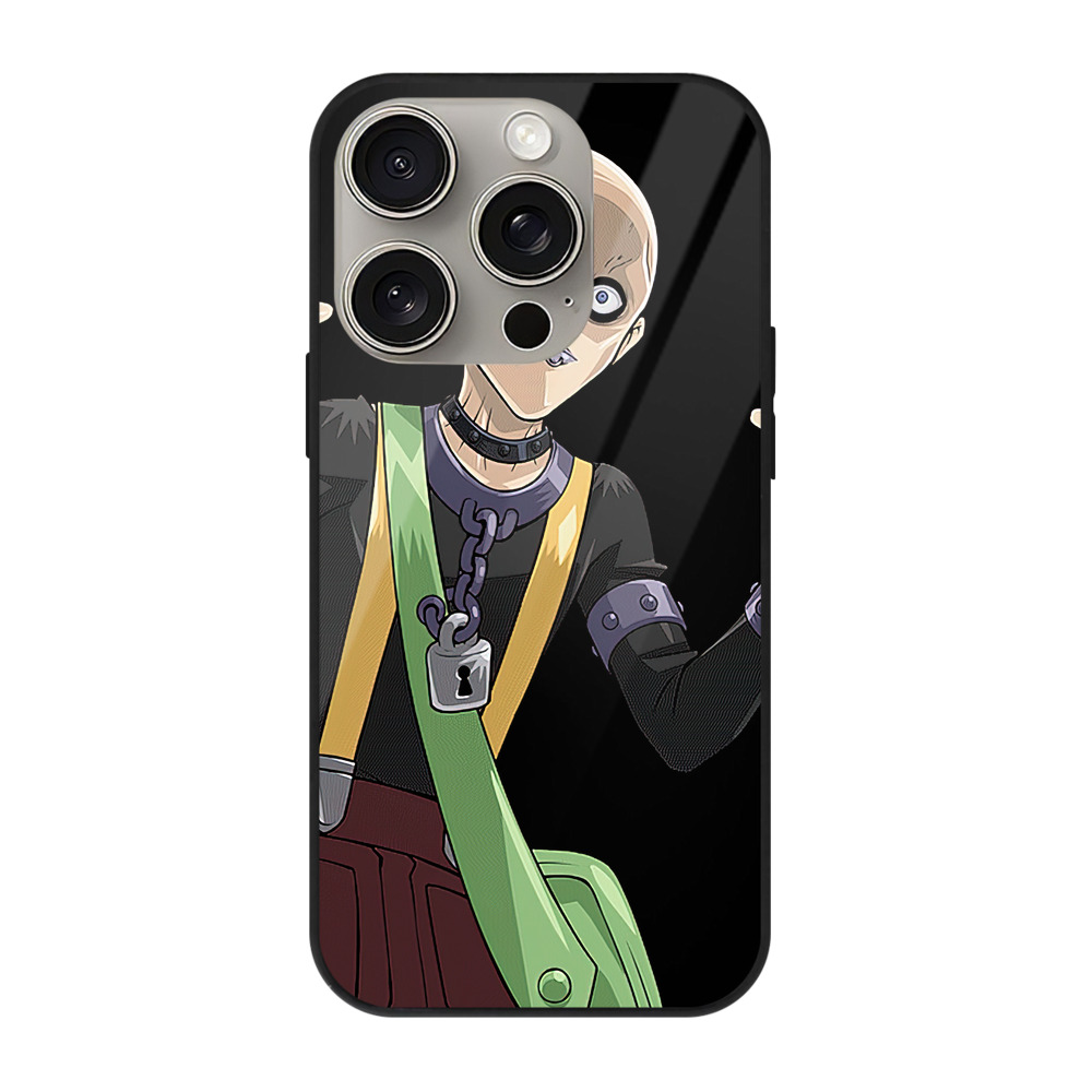 （画像用） 遊☆戯☆王 Yu-Gi-Oh! 【iPhone15Pro対応】スマホケース 耐衝撃＆黄変防止 背面ガラス