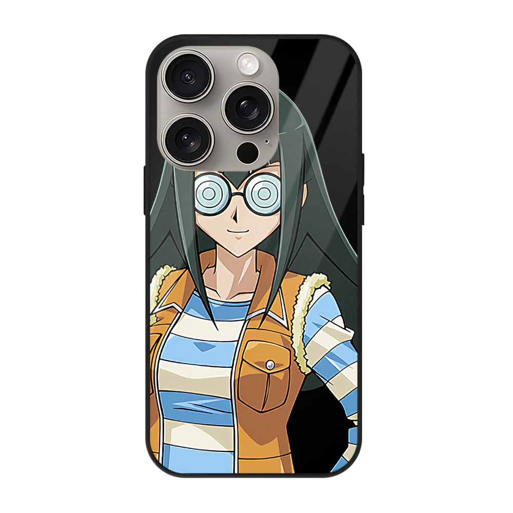 遊☆戯☆王 Yu-Gi-Oh! 【iPhone15Pro対応】スマホケース 耐衝撃＆黄変防止 背面ガラス