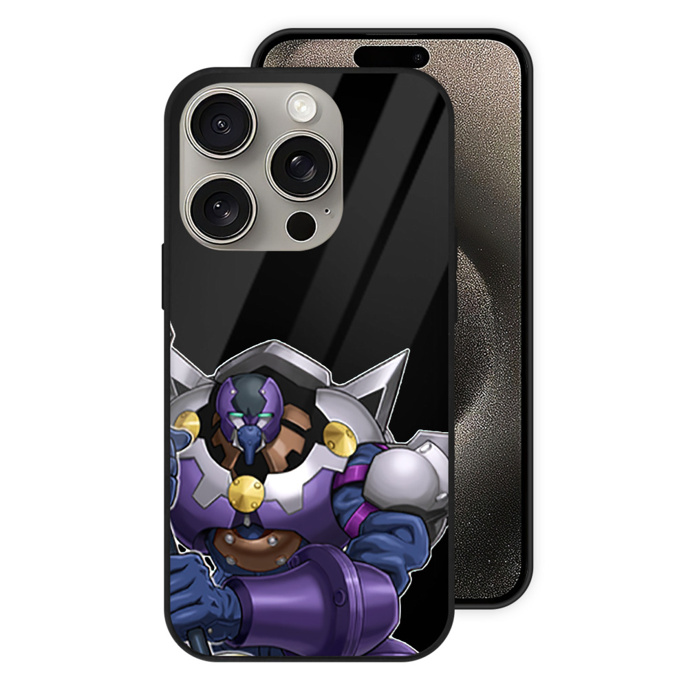 （画像用） 遊☆戯☆王 Yu-Gi-Oh! 【iPhone15Pro対応】スマホケース 耐衝撃＆黄変防止 背面ガラス