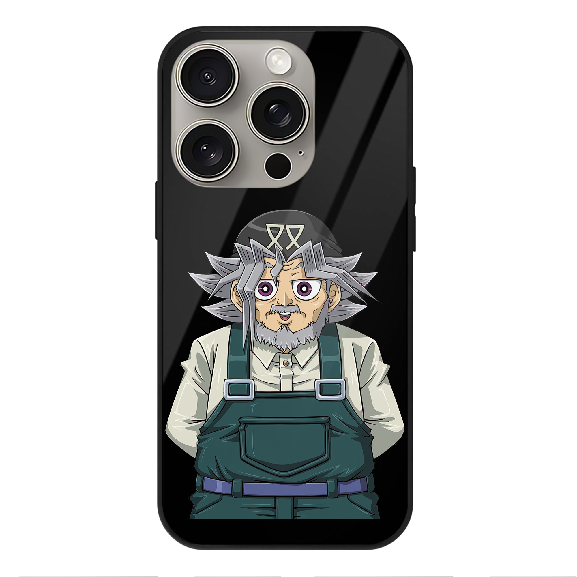 遊☆戯☆王 Yu-Gi-Oh! 【iPhone15Pro対応】スマホケース 耐衝撃＆黄変防止 背面ガラス