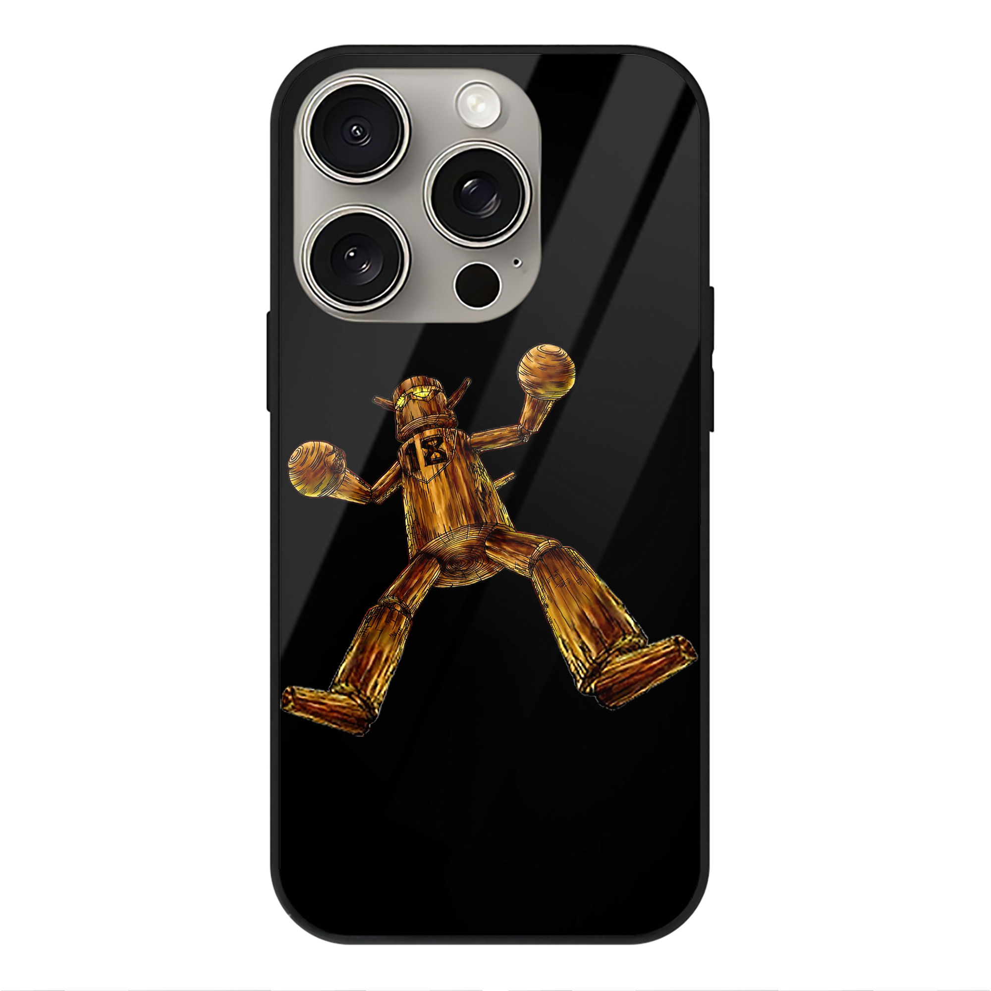 遊☆戯☆王 Yu-Gi-Oh! 【iPhone15Pro対応】スマホケース 耐衝撃＆黄変防止 背面ガラス