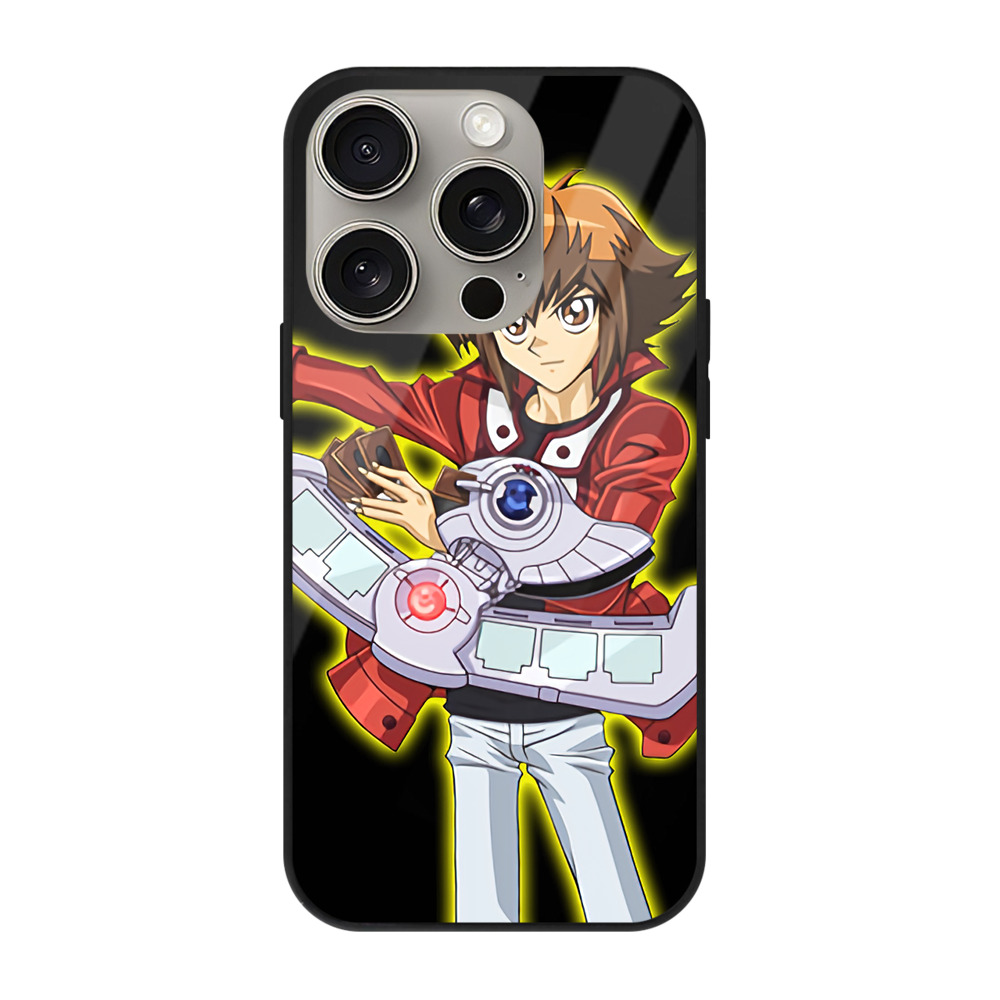遊☆戯☆王 Yu-Gi-Oh! 【iPhone15Pro対応】スマホケース 耐衝撃＆黄変防止 背面ガラス
