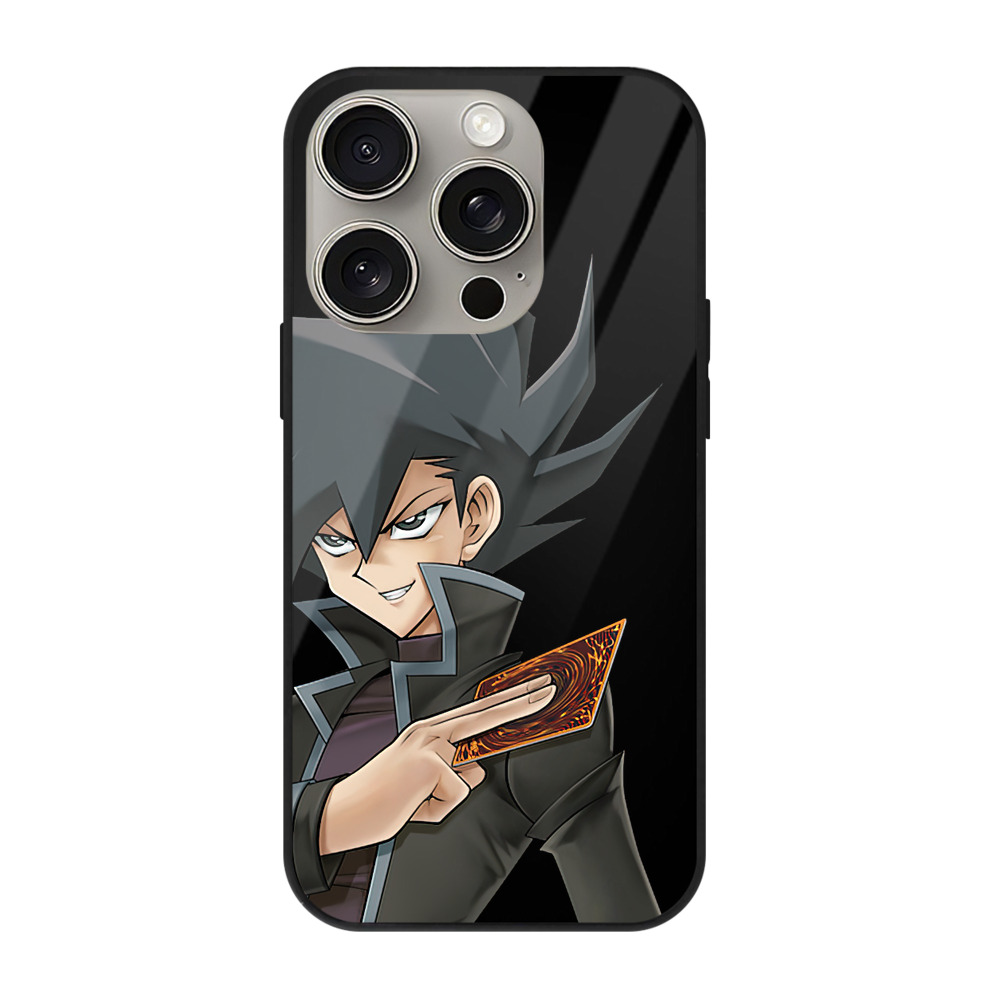 遊☆戯☆王 Yu-Gi-Oh! 【iPhone15Pro対応】スマホケース 耐衝撃＆黄変防止 背面ガラス