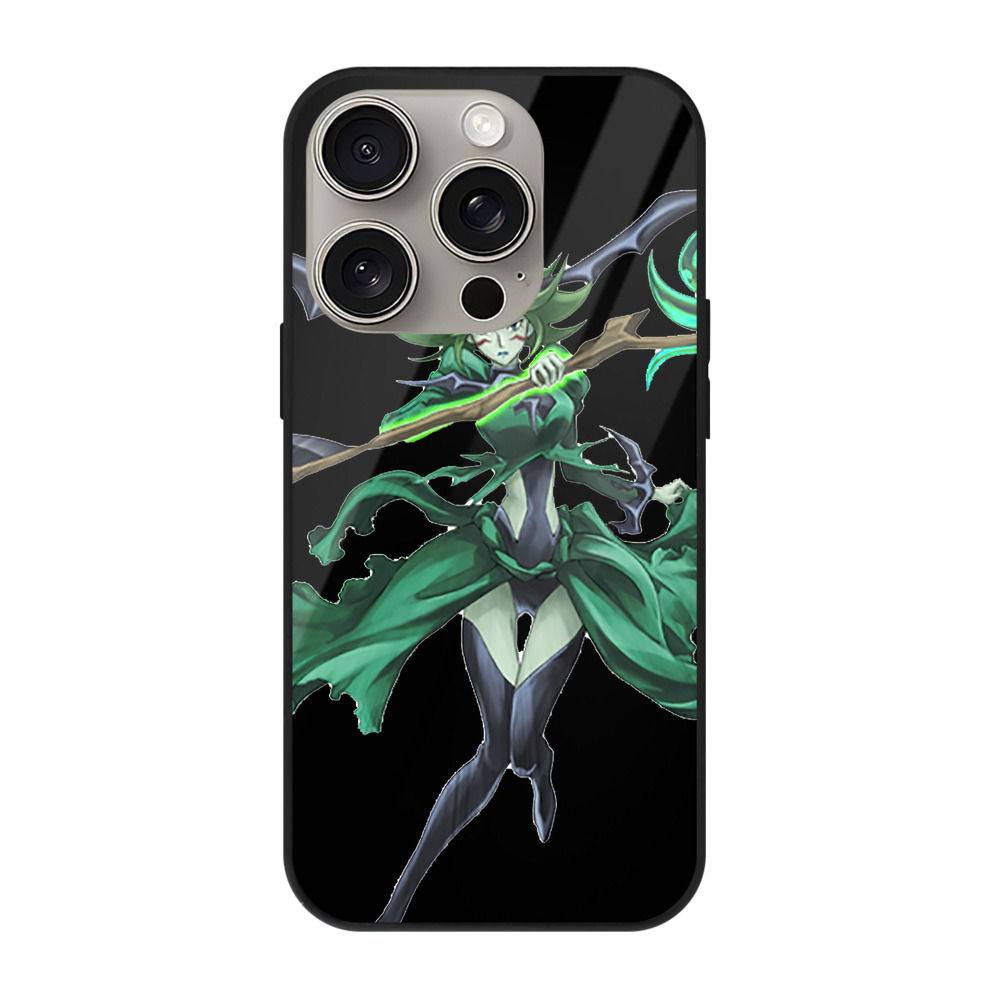 遊☆戯☆王 Yu-Gi-Oh! 【iPhone15Pro対応】スマホケース 耐衝撃＆黄変防止 背面ガラス