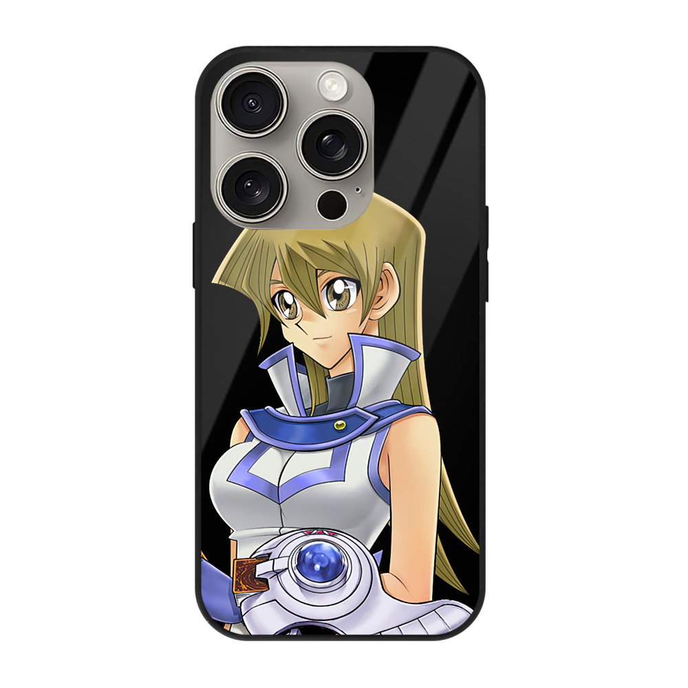 （画像用） 遊☆戯☆王 Yu-Gi-Oh! 【iPhone15Pro対応】スマホケース 耐衝撃＆黄変防止 背面ガラス
